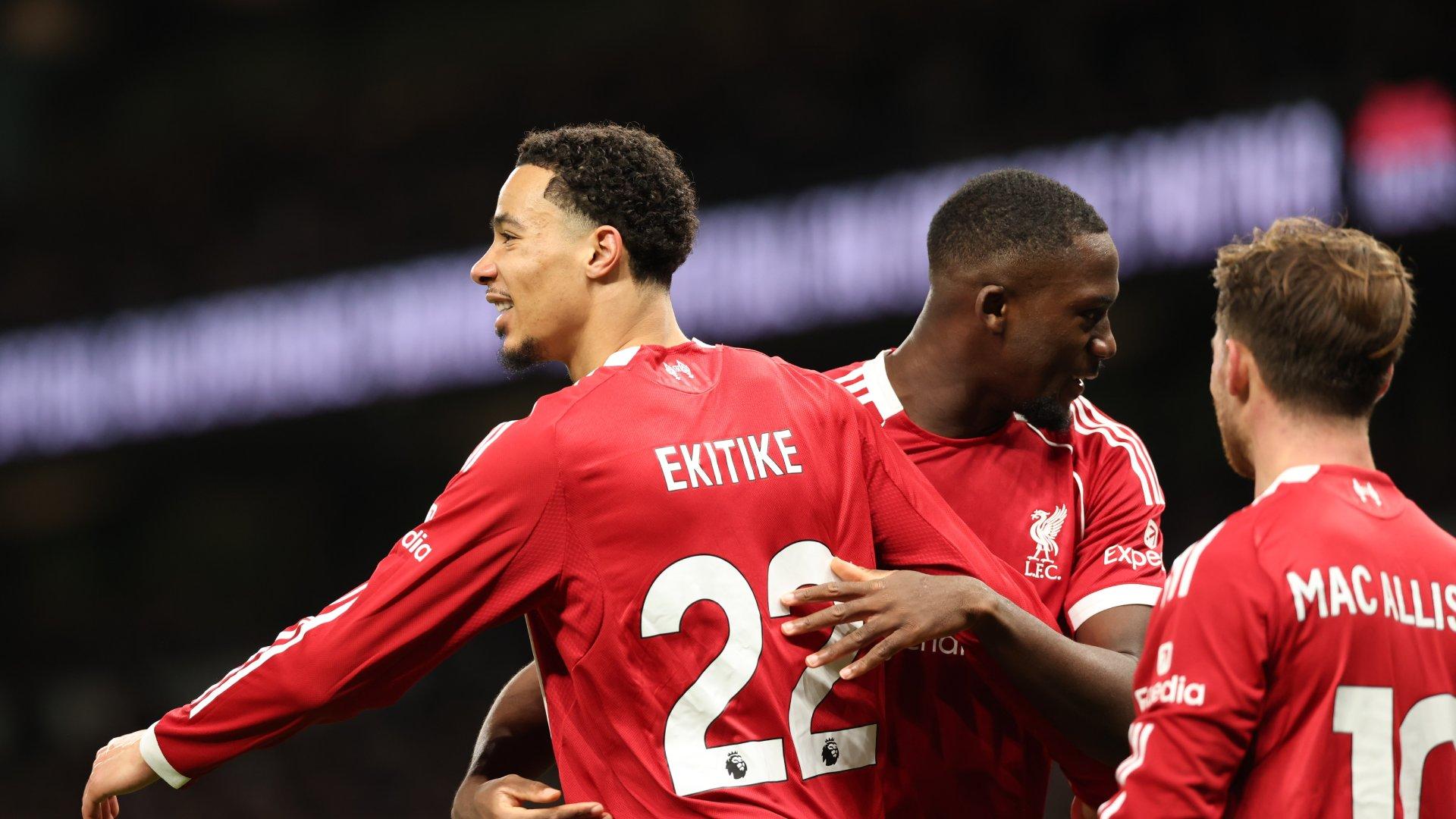'The best feeling as a striker' - Hugo Ekitike delighted to score again as Reds beat Tottenham