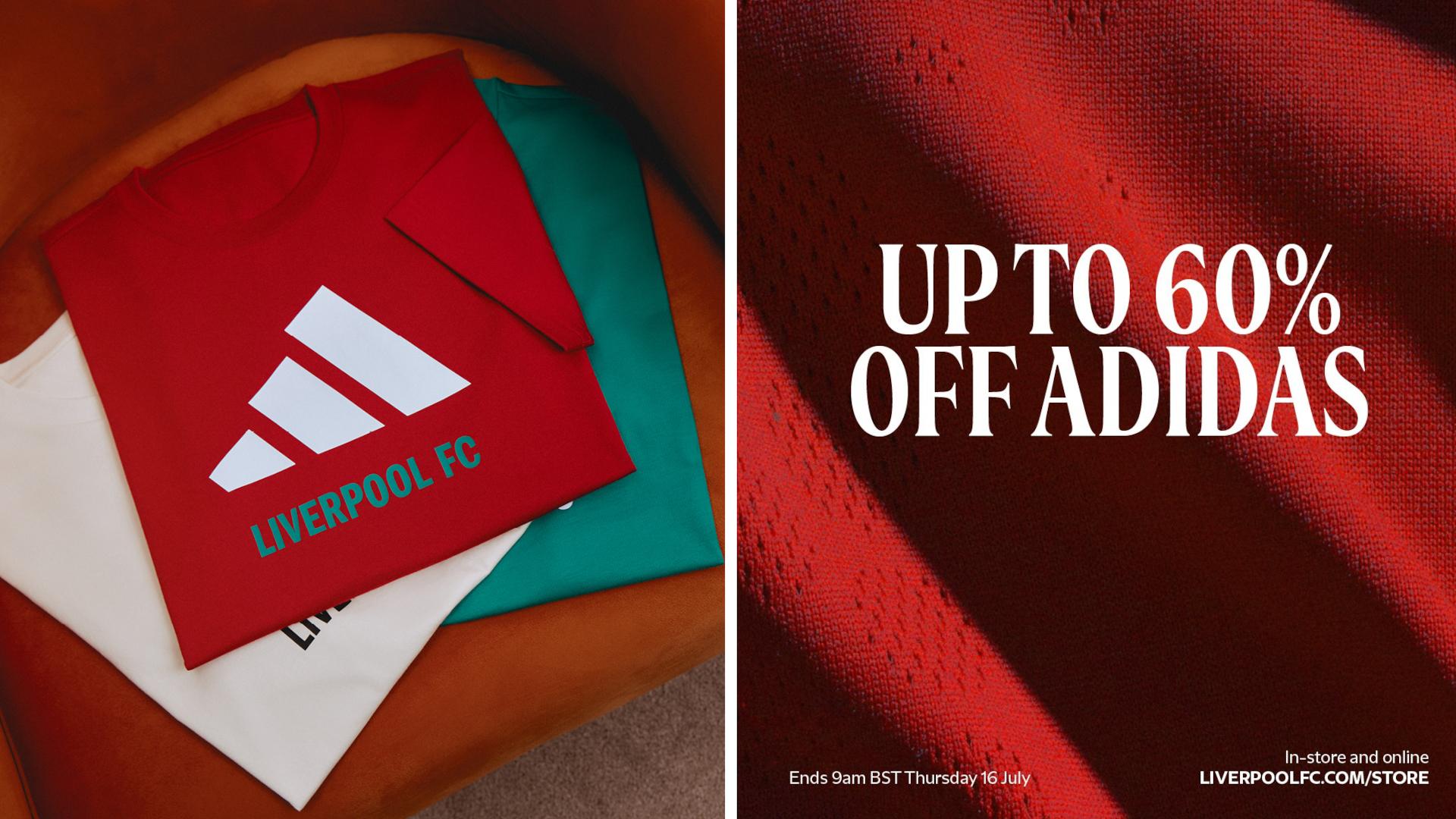 Shop now: Save up to 60% on selected adidas products