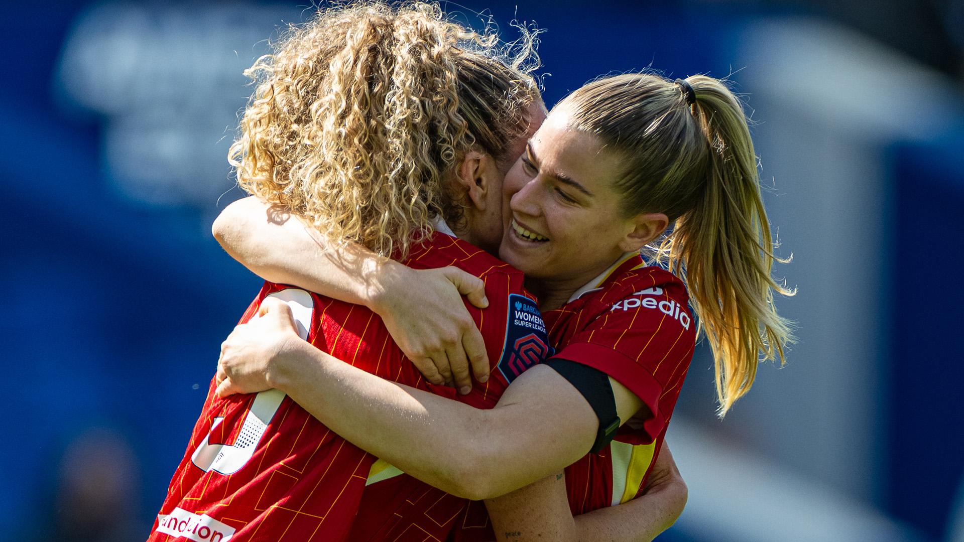 Watch WSL highlights: Brighton 1-2 Liverpool