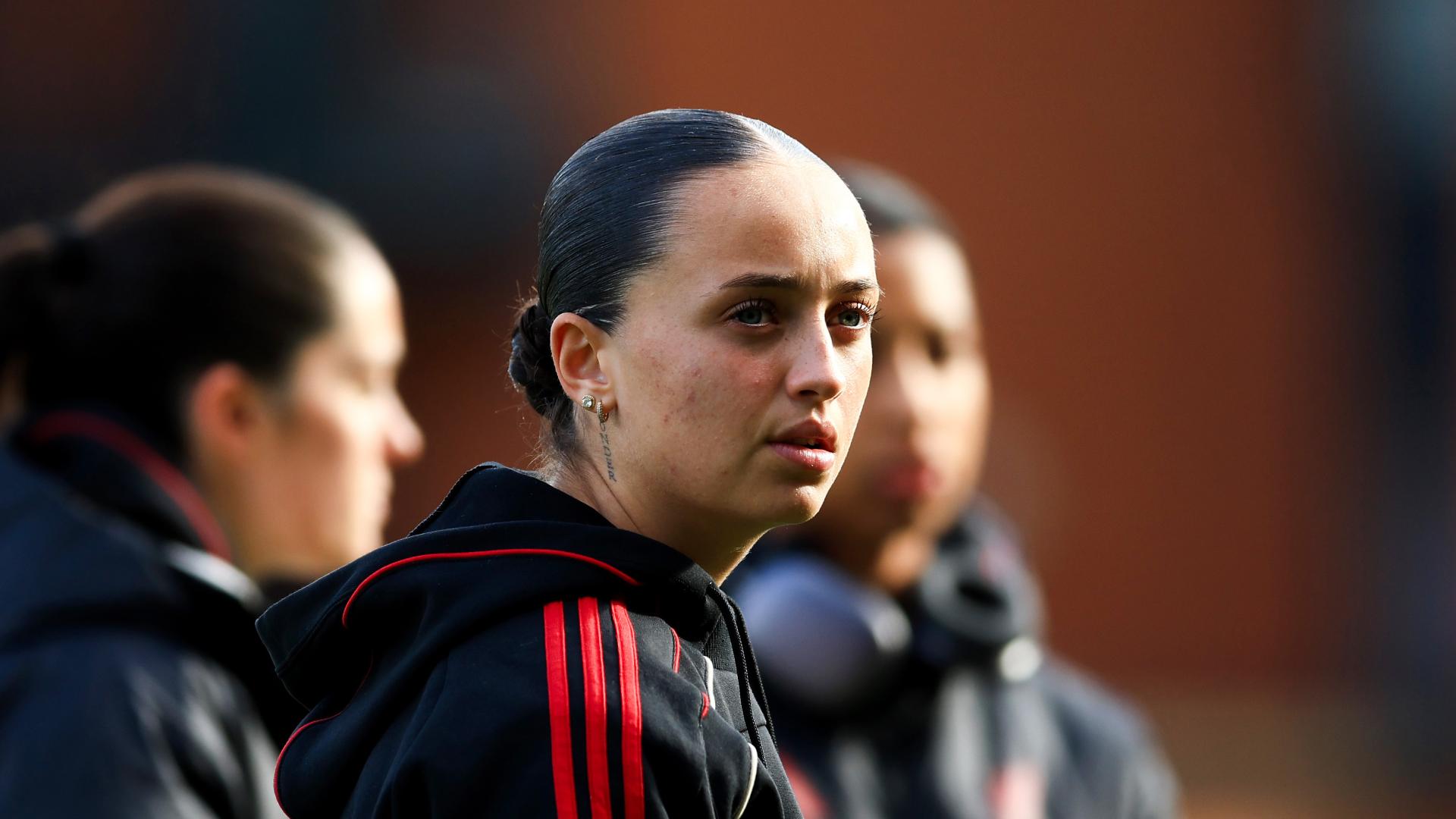 Mia Enderby resumes training