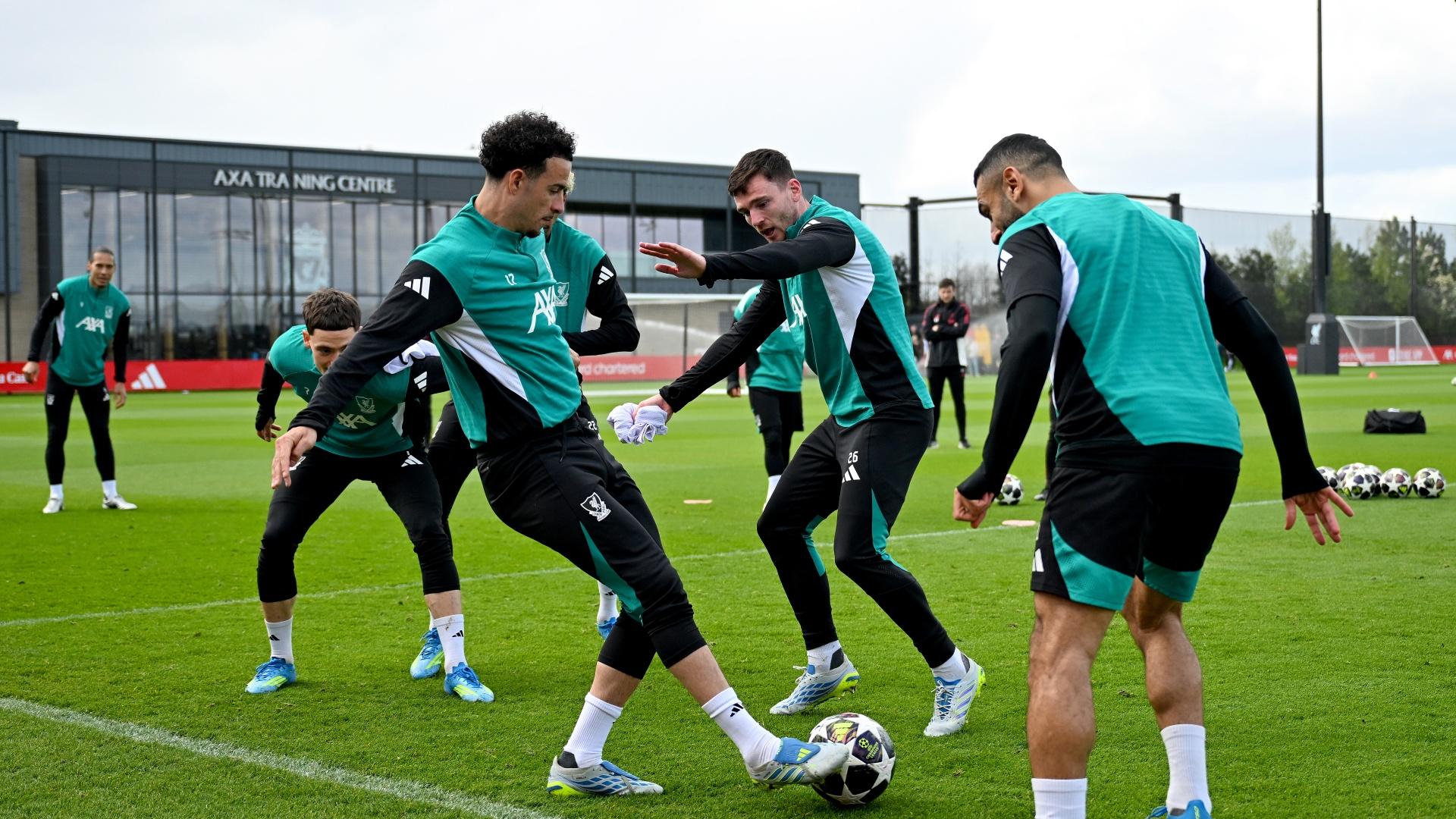 Liverpool v Paris Saint-Germain: Team news