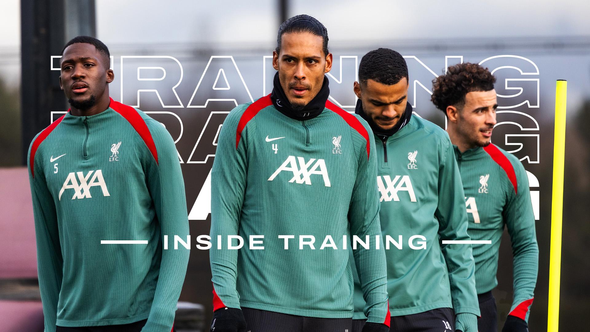 Inside Training: Gym laughs, goals and much more as Liverpool prepare for Man Utd