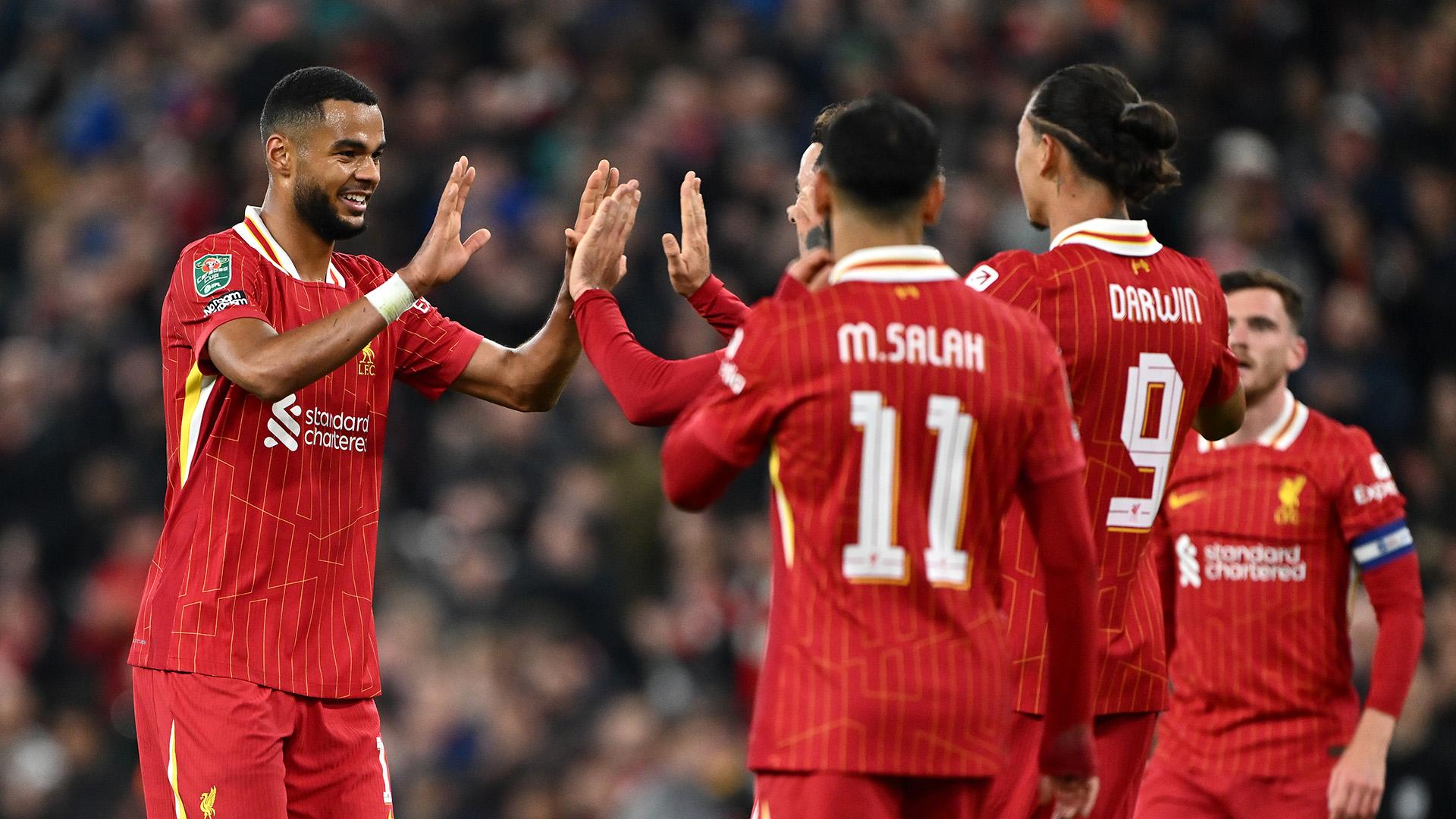 Liverpool 5-1 West Ham: Watch Carabao Cup highlights and full 90 minutes