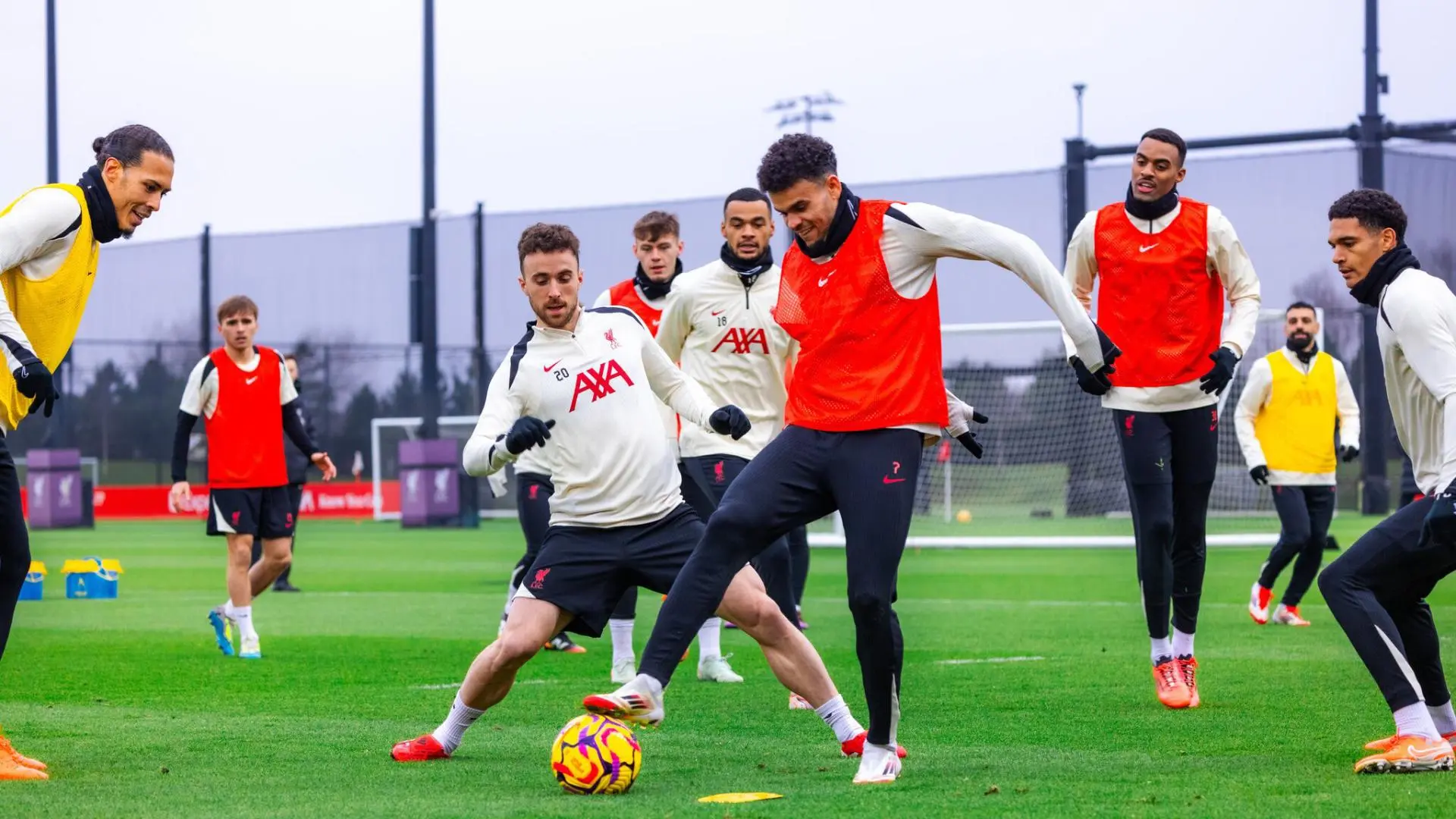 Training photos: Liverpool's preparations for final trip to Goodison Park