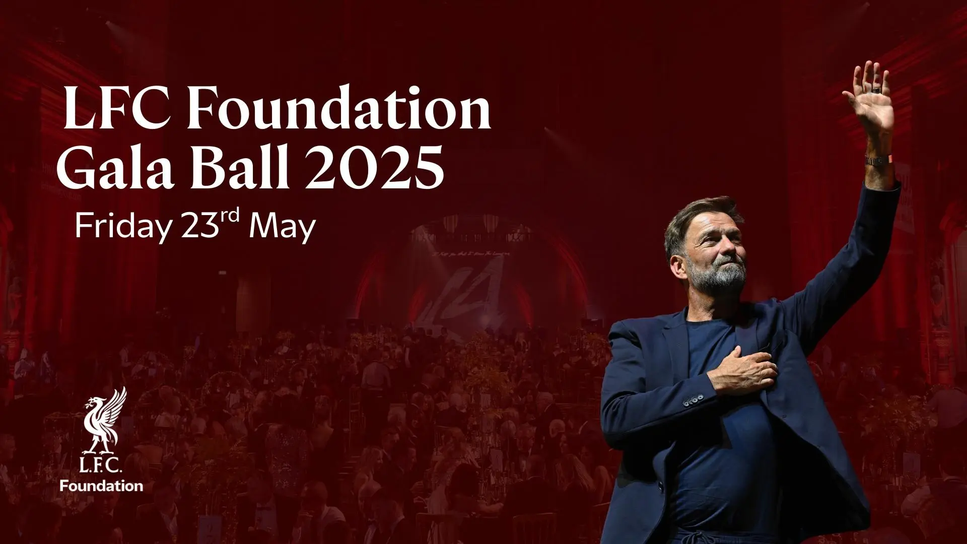 Jürgen Klopp to attend LFC Foundation's Gala Ball as guest speaker