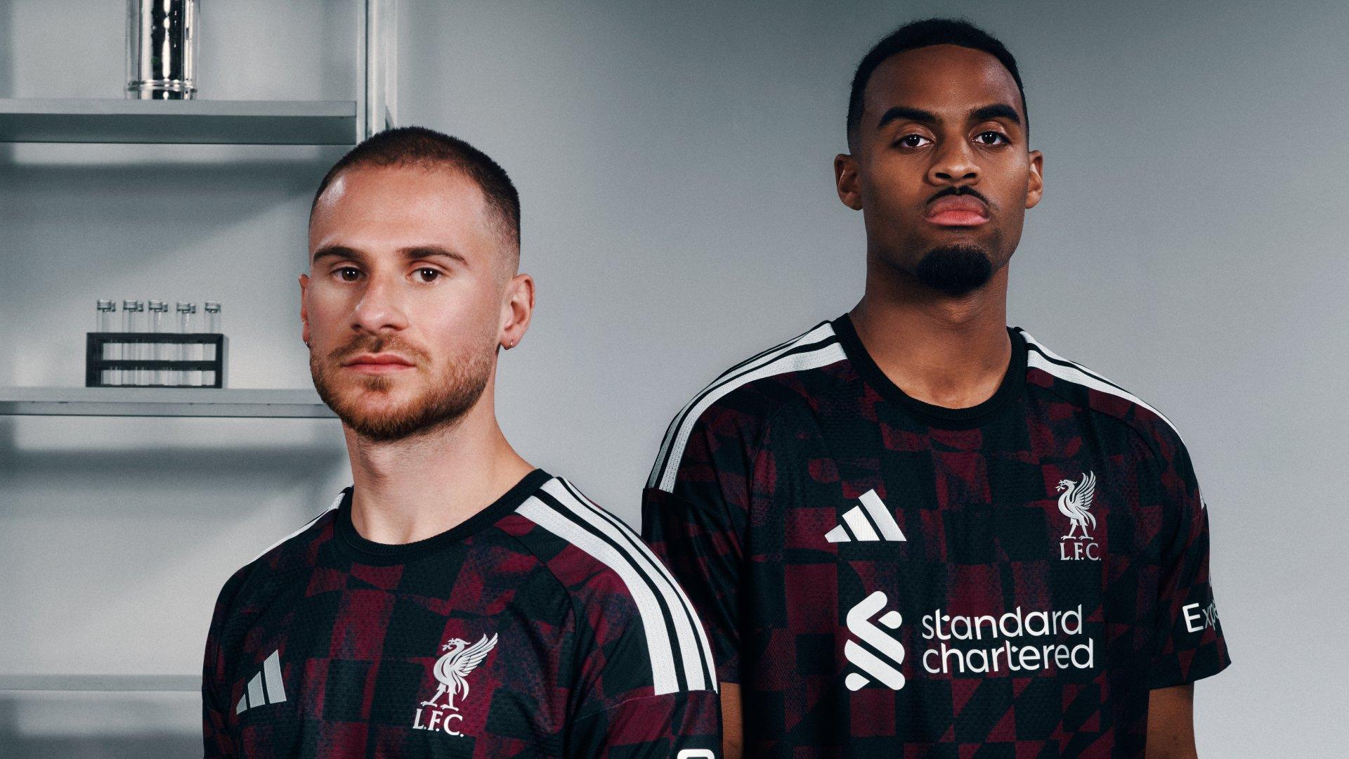 Photoshoot: Liverpool players try on new 2026-27 adidas third kit