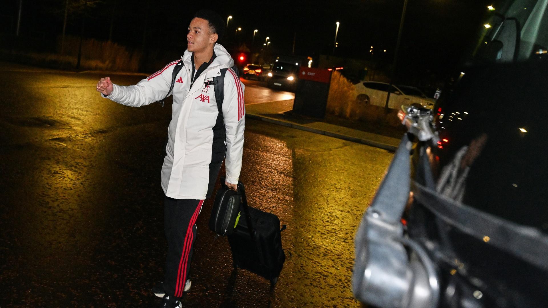 Departure photos: Liverpool U19s set off for UEFA Youth League tie in Slovakia