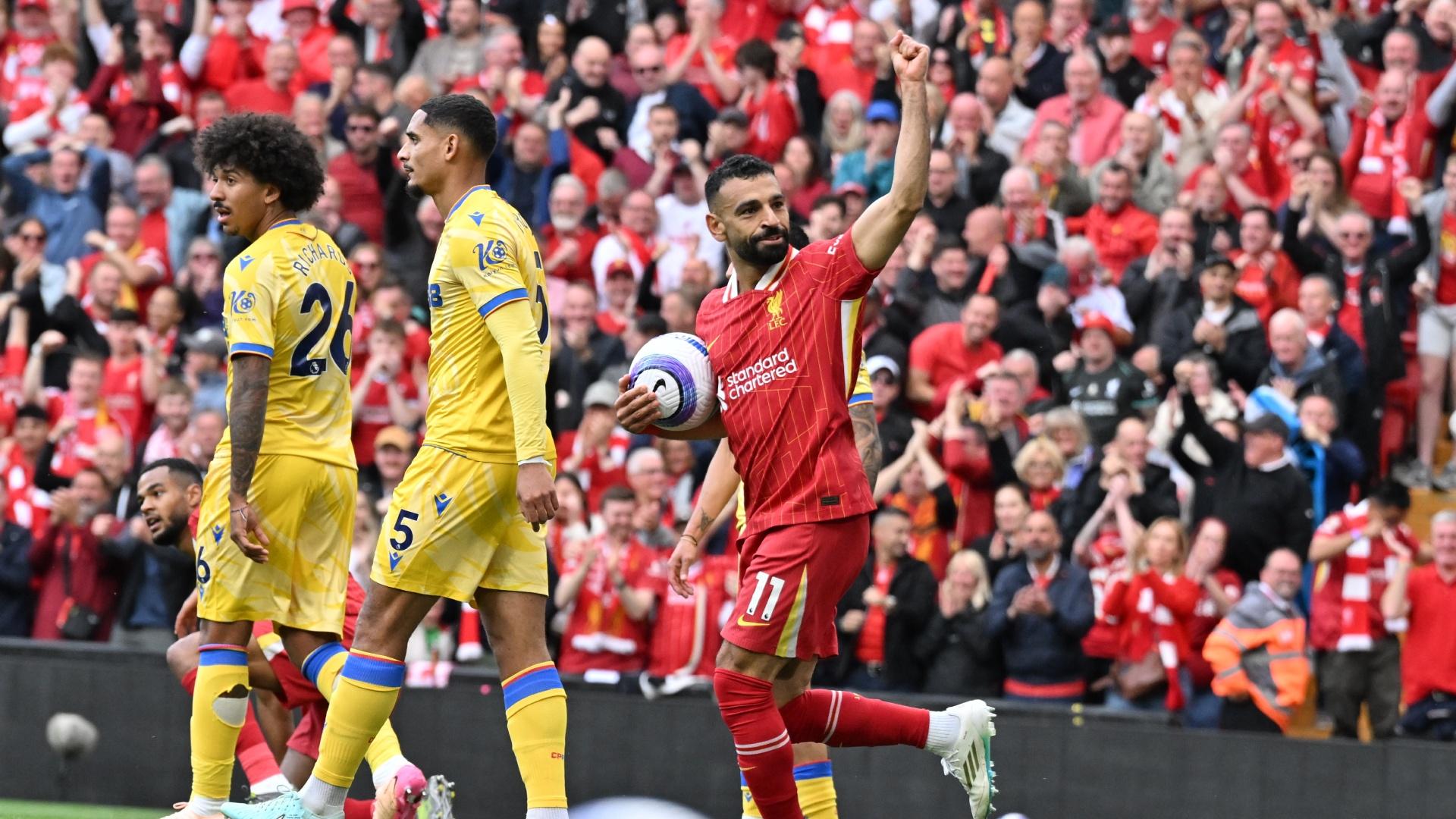 Mohamed Salah equals Premier League for goal involvements in a season