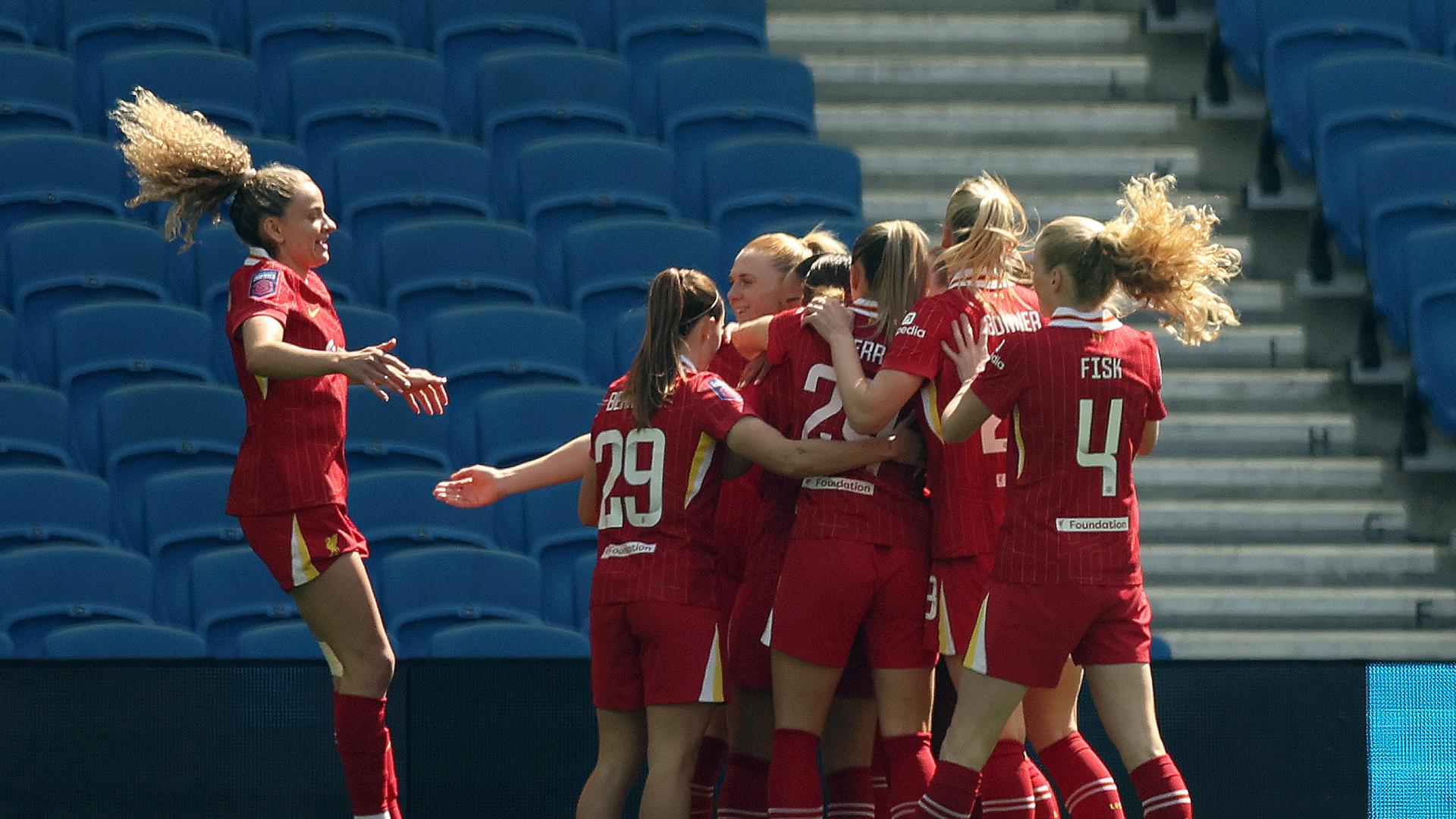 Watch in full: Brighton 1-2 Liverpool in WSL