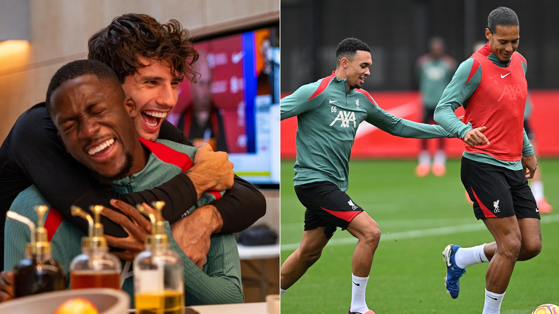 40 training photos: Liverpool's Friday work for Brighton league clash