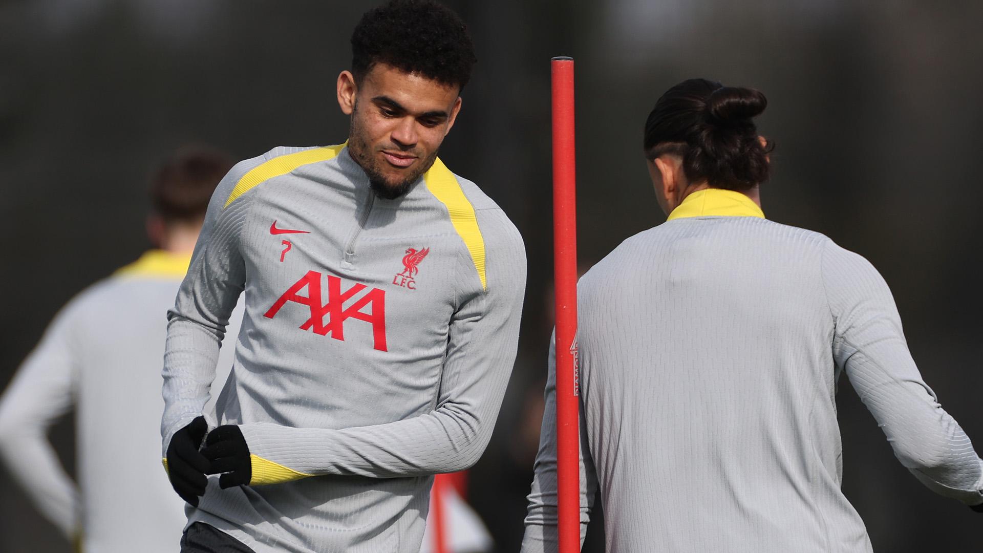 Watch Liverpool in pre-PSG Champions League training
