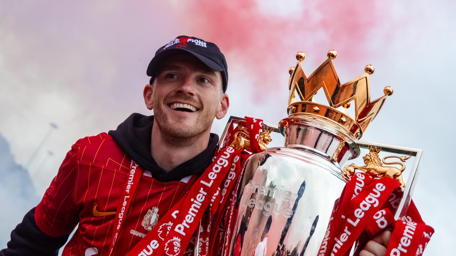 Medals, 100-yard press and so many assists - Andy Robertson's nine years at Liverpool in numbers