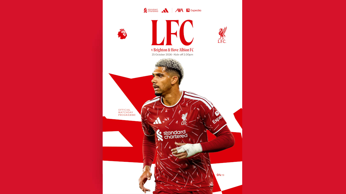 Brighton programme cover - 24/10/2026