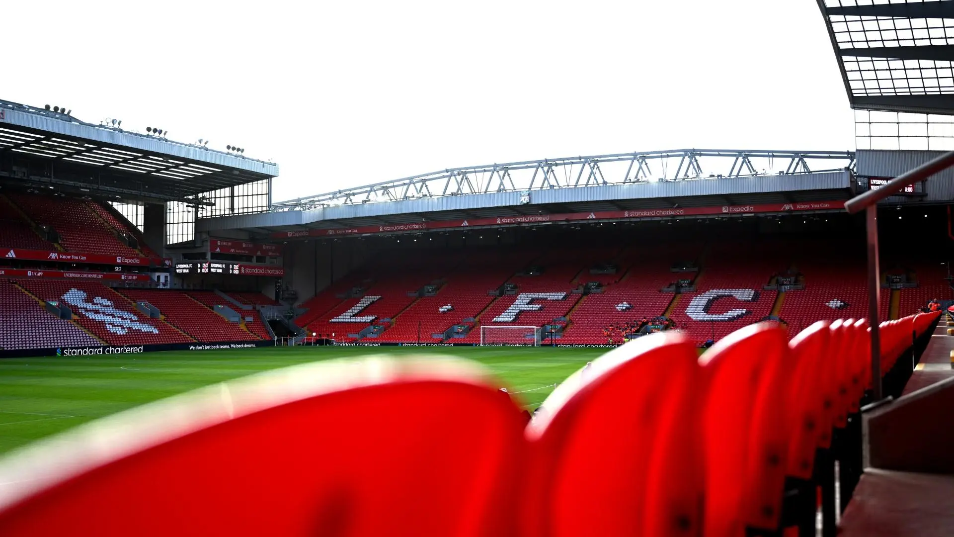 LFC matchday ticketing data for 2025-26 season