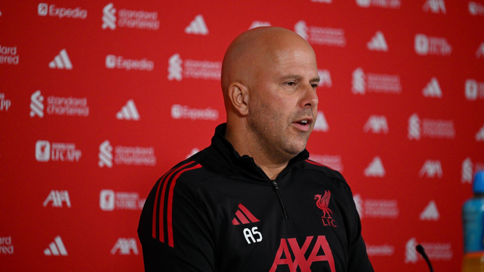 Live on Friday: Watch Arne Slot's pre-Nottingham Forest press conference