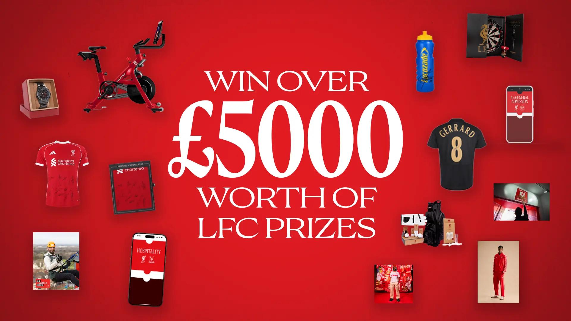 More than £5,000 worth of LFC prizes to be won in All Red giveaway