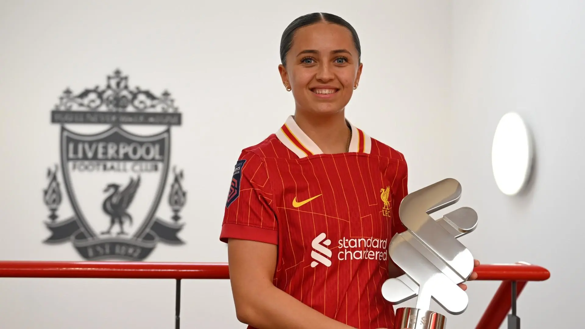 Mia Enderby wins LFC Women Player of the Month award for the first time