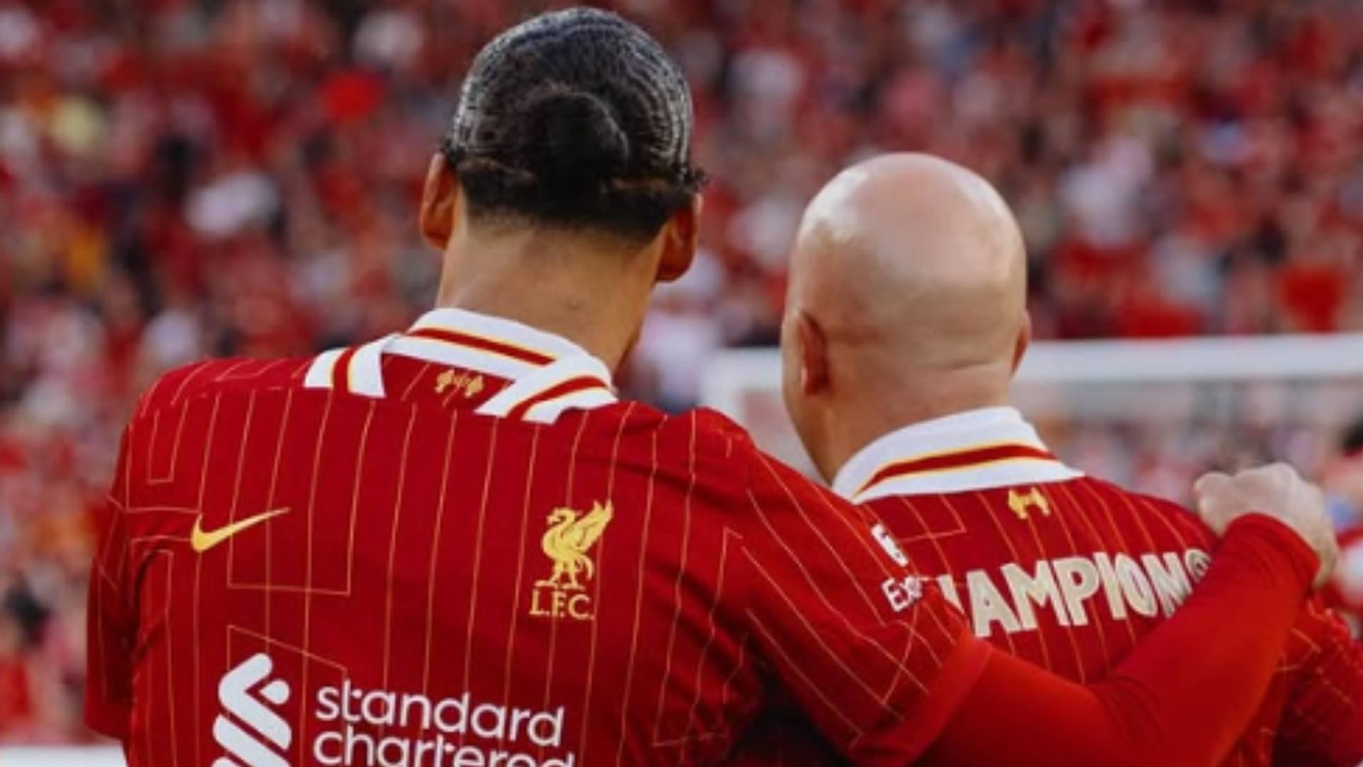 'Thank you' - Virgil van Dijk pays tribute to Arne Slot