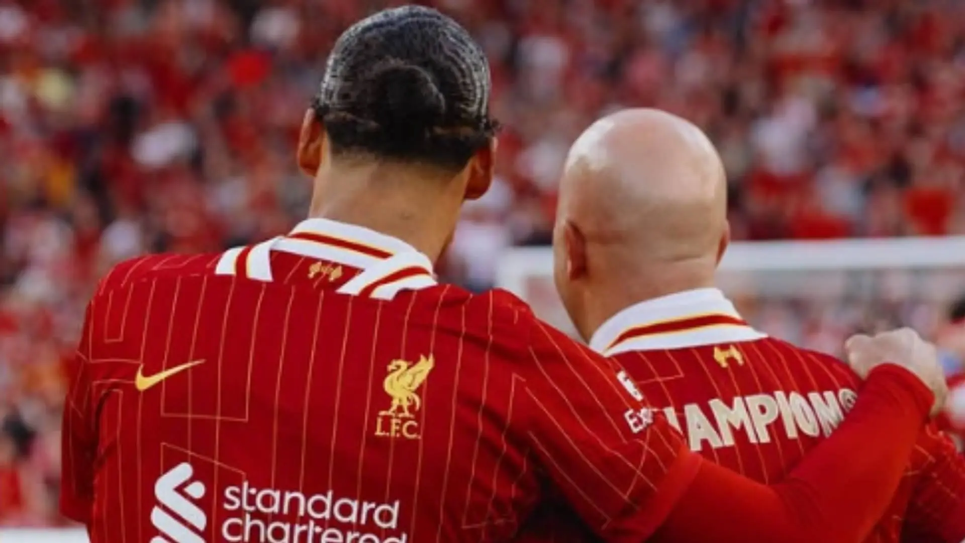 'Thank you' - Virgil van Dijk pays tribute to Arne Slot