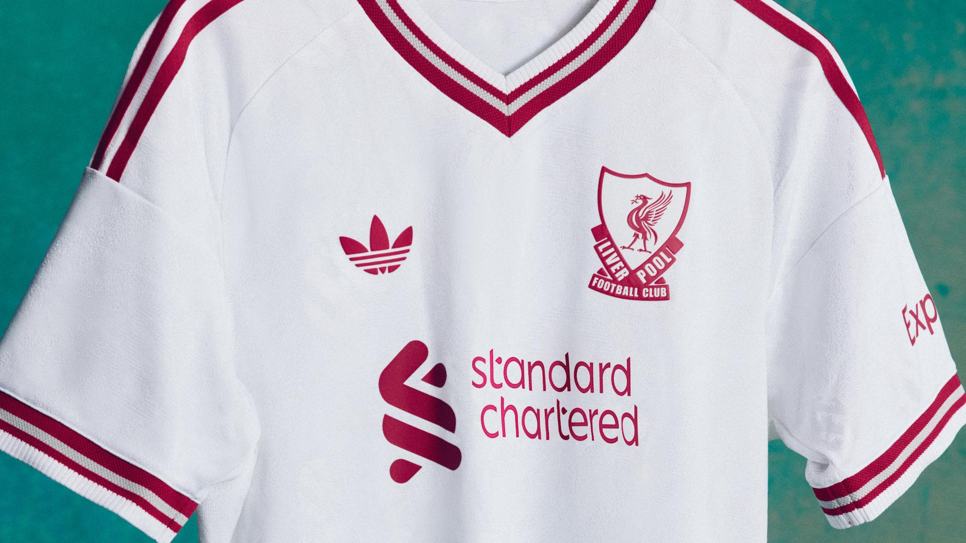 Ryan Gravenberch, Mia Enderby and Hugo Ekitike unveil new Liverpool FC adidas away kit