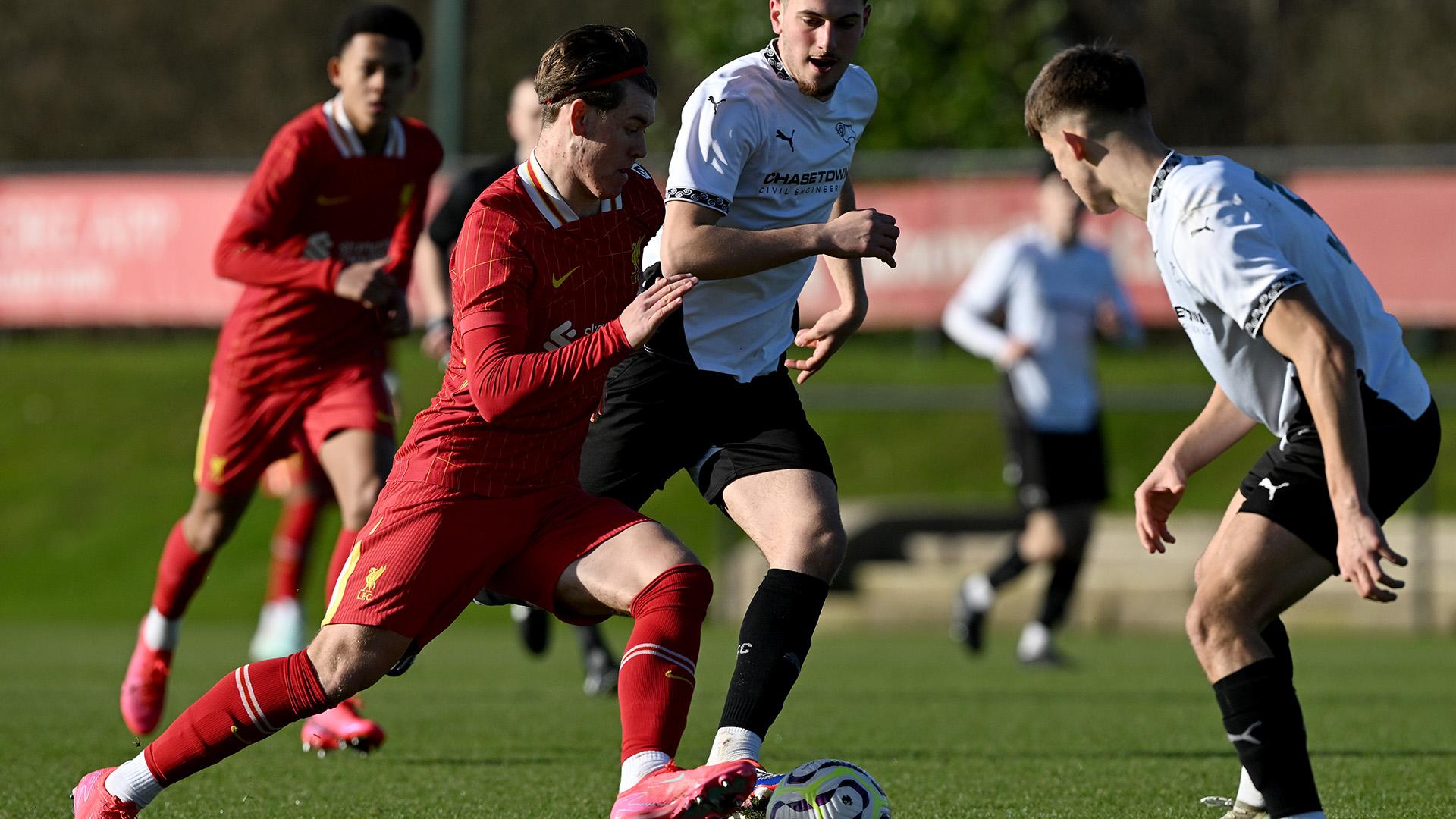 U18s match report: Liverpool suffer home defeat against Derby