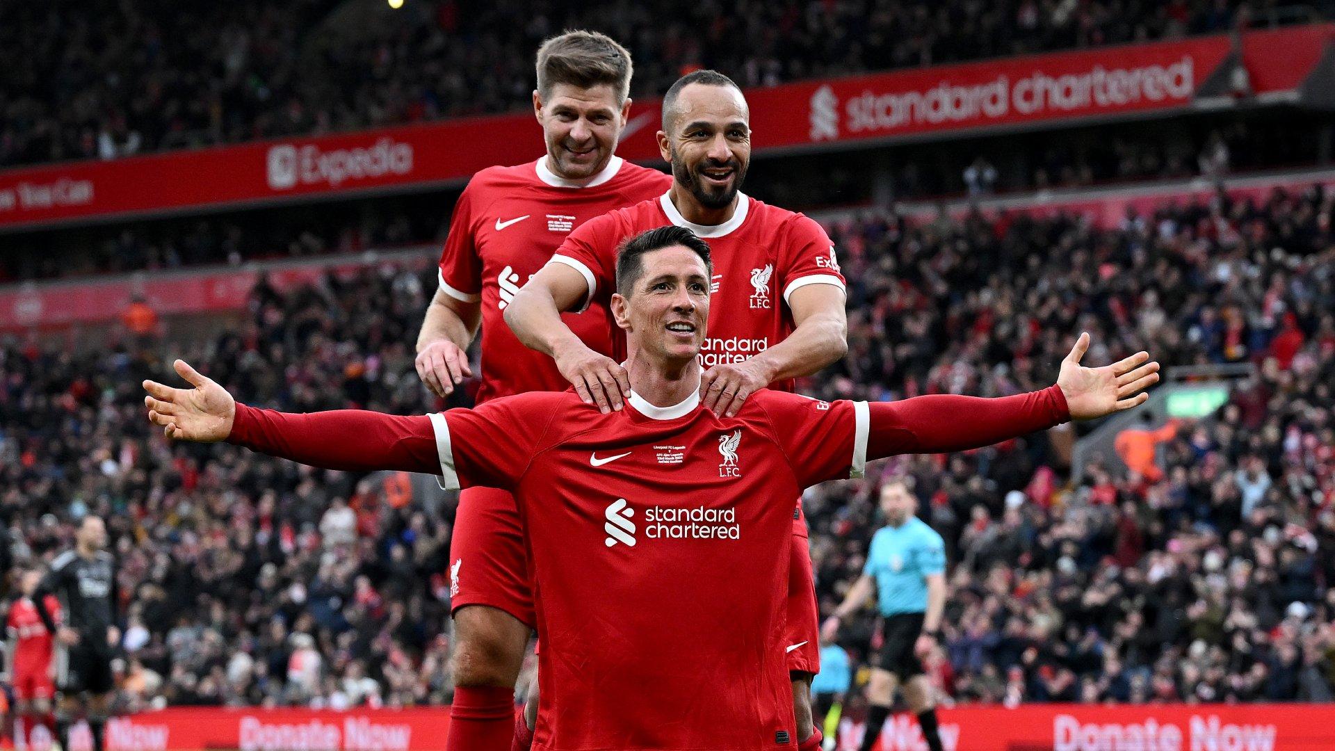 Match photos: Fernando Torres goal caps Anfield win for LFC Legends over Ajax Legends