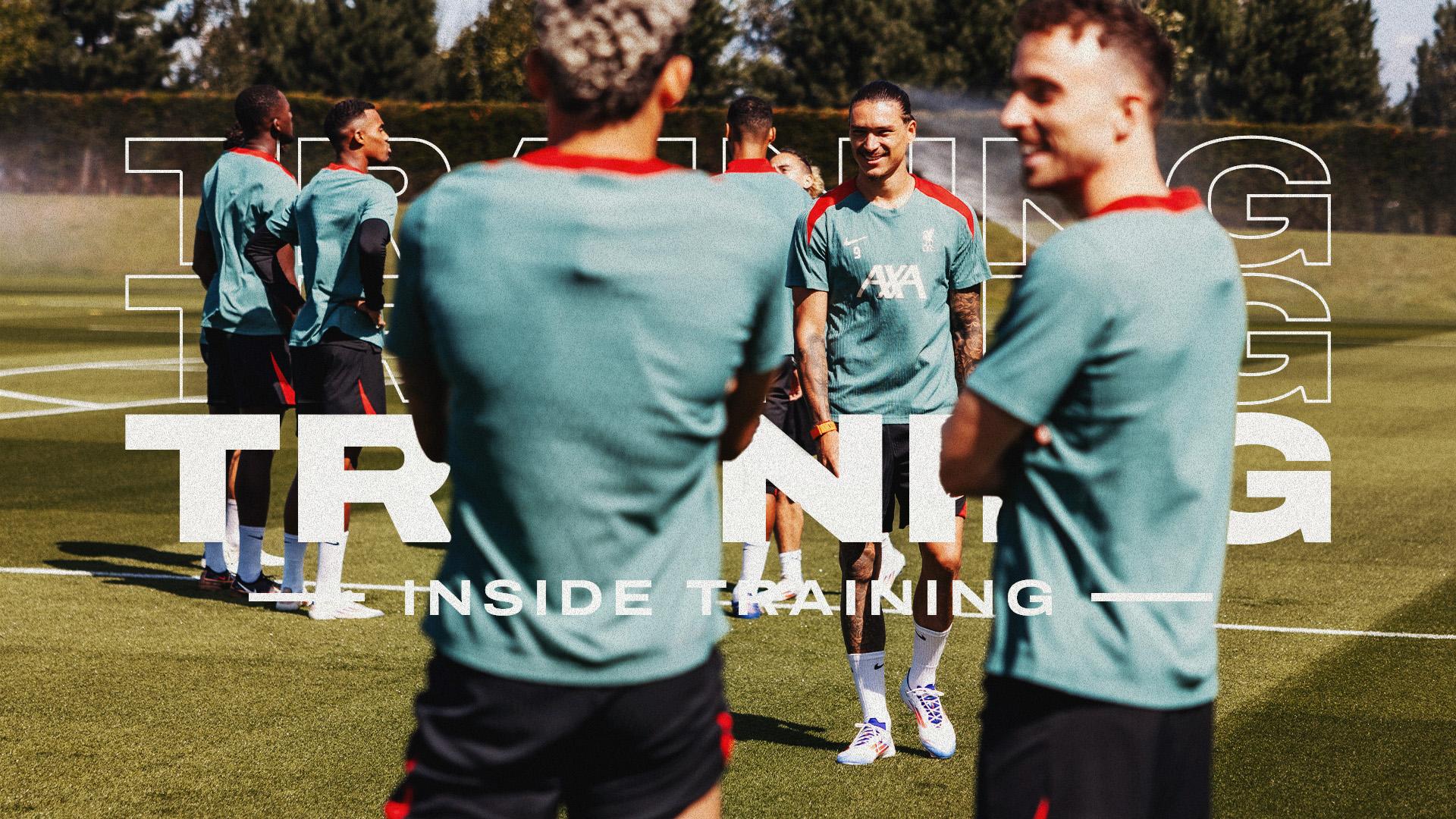Inside Training: Watch games, goals and saves from Liverpool's Friday session
