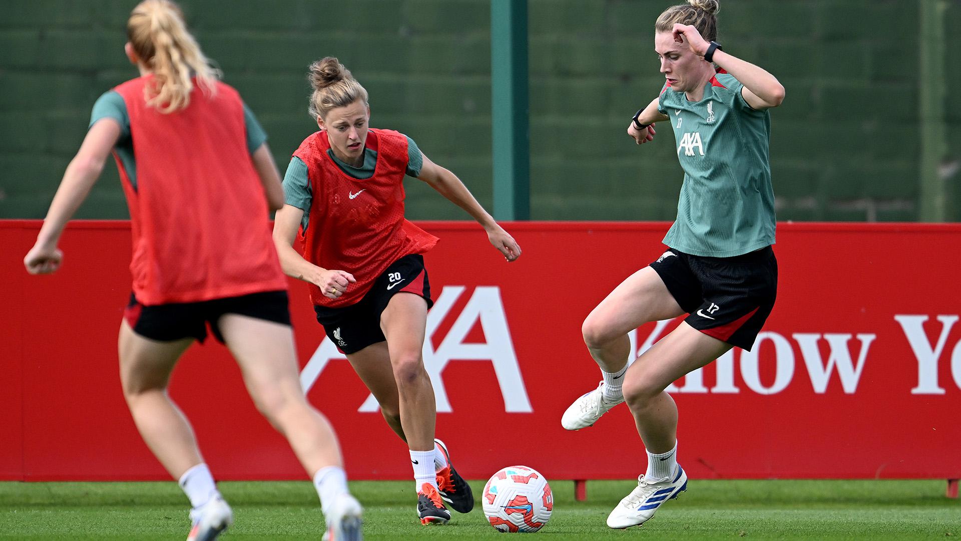 Photos: LFC Women continue pre-season at AXA Melwood Training Centre