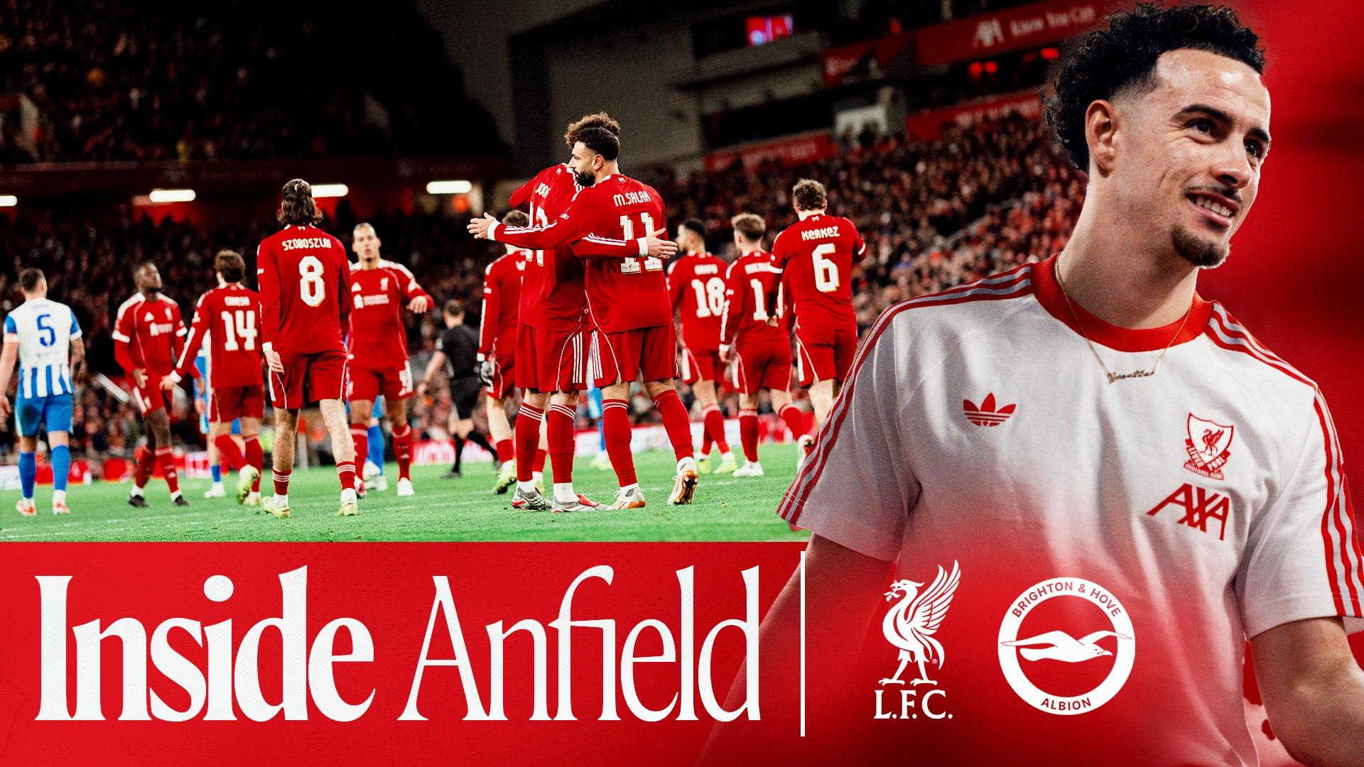 Inside Anfield: New footage and behind the scenes of Liverpool 3-0 Brighton