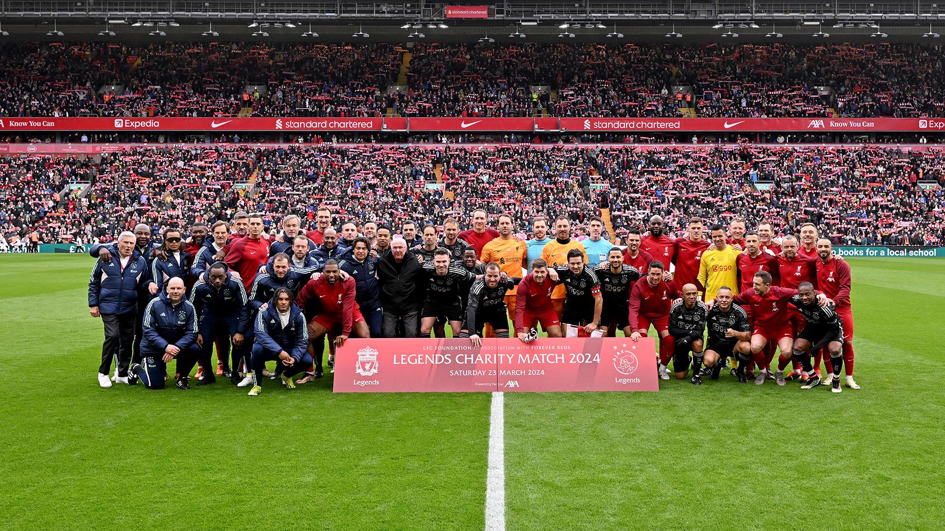 Legends charity match raises almost £1.2 million for LFC Foundation
