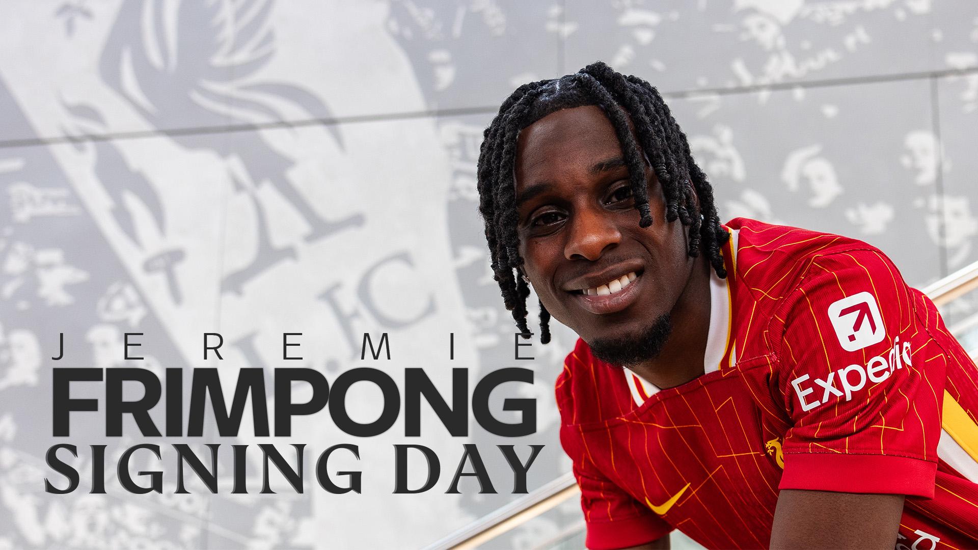 Signing-day vlog: Watch the story of Jeremie Frimpong's LFC arrival