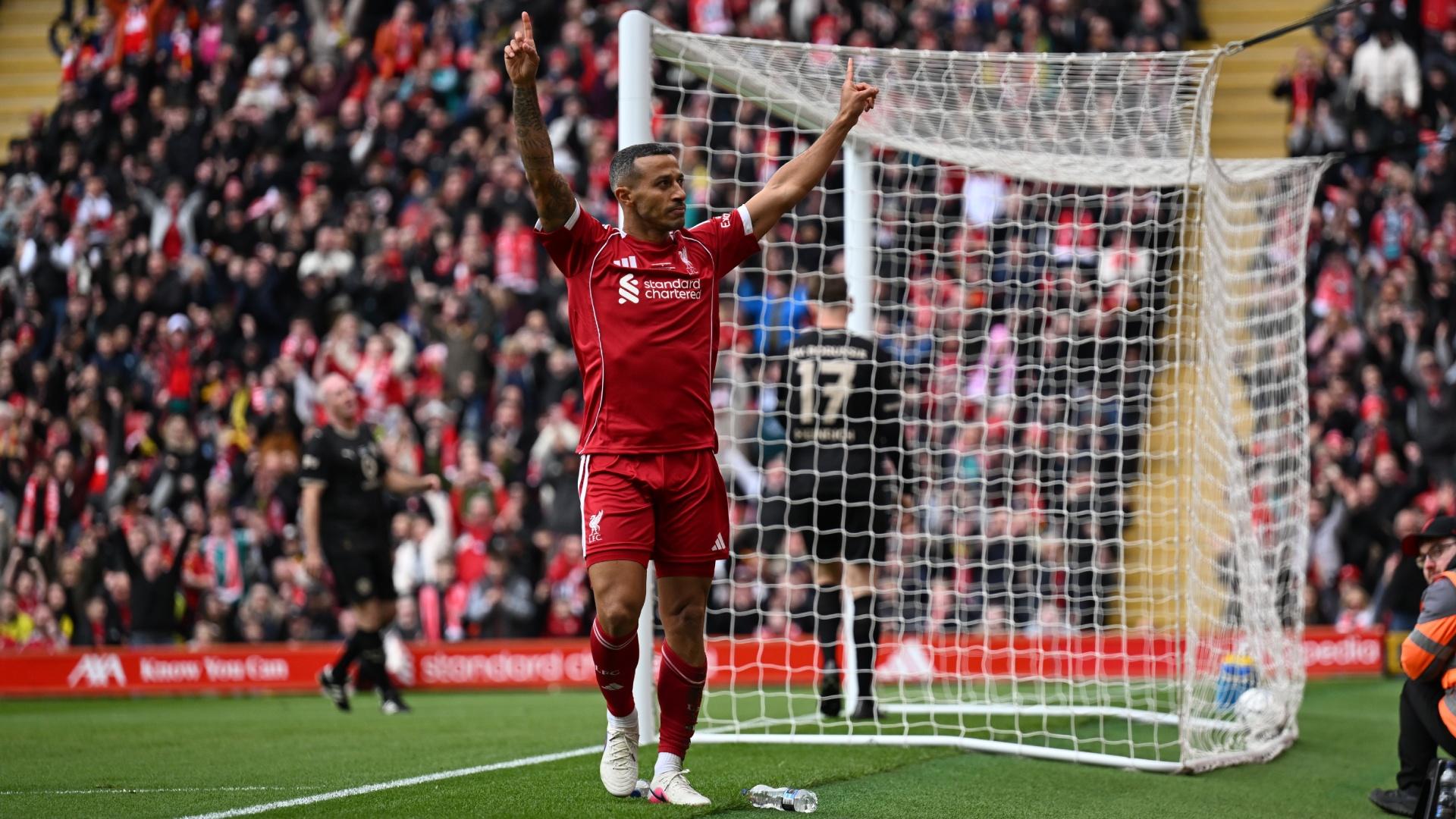 LFC Legends 2-2 Borussia Dortmund Legends: Watch the highlights from Anfield