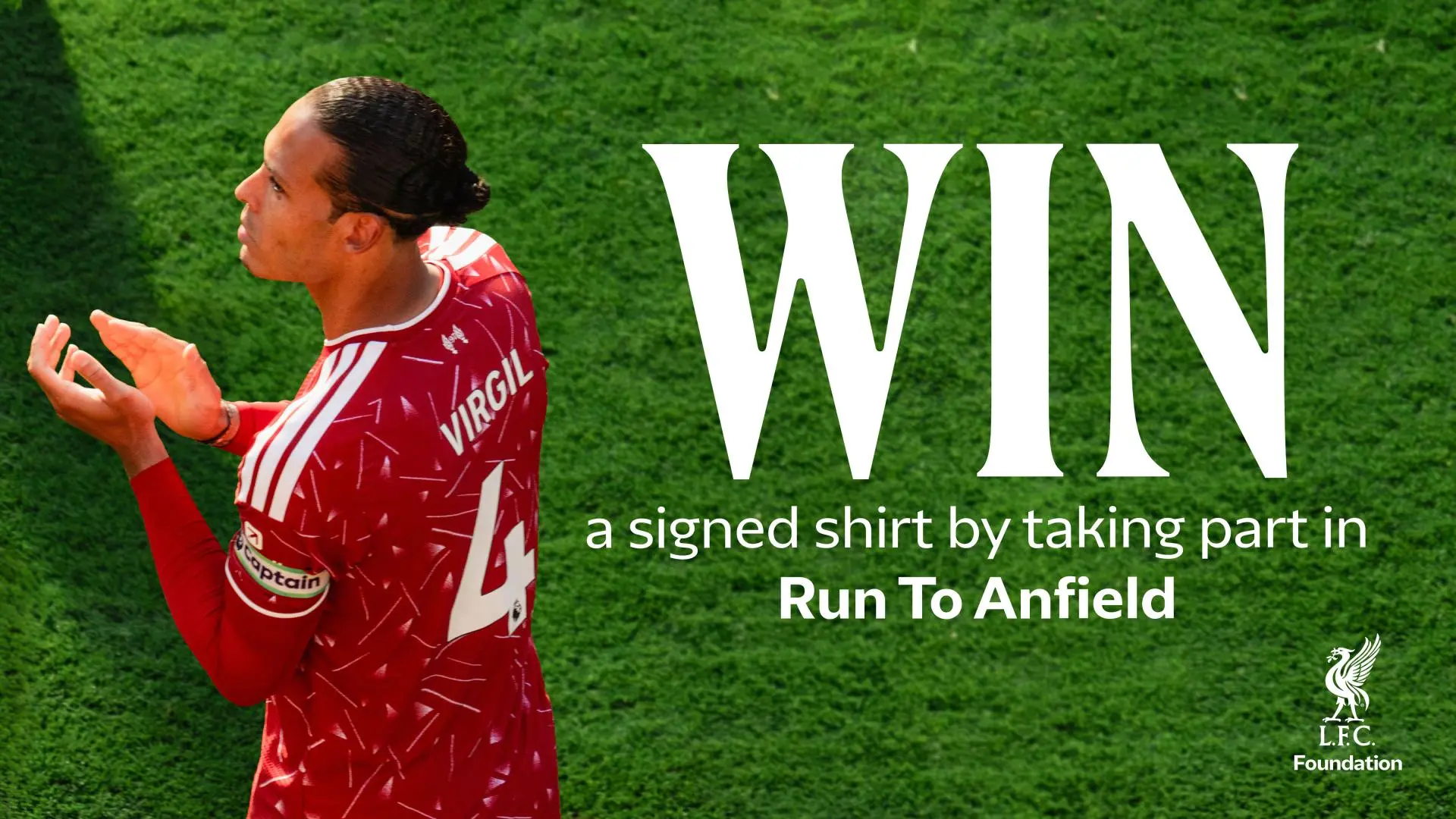 Run to Anfield participants can win signed Virgil van Dijk and Joe Gomez shirts