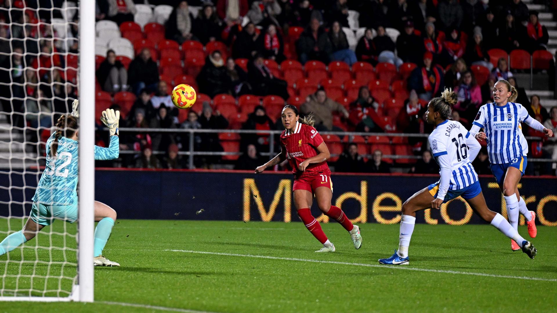 Olivia Smith's Brighton strike shortlisted for WSL Goal of the Month