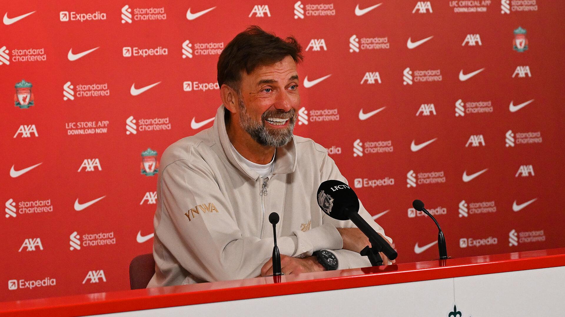 On demand: Jürgen Klopp's final pre-match press conference