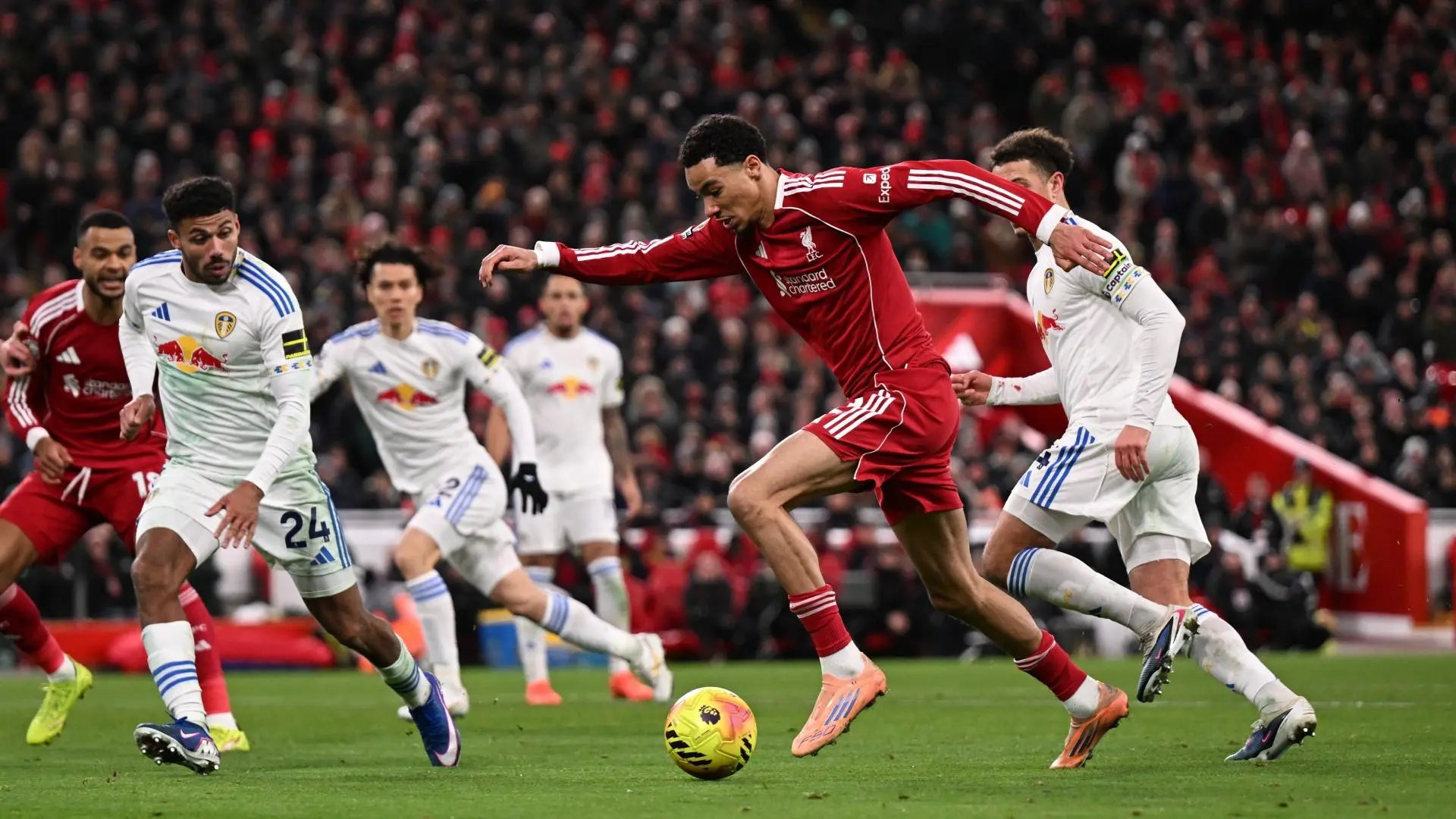 Liverpool 0-0 Leeds: Watch extended highlights and full match