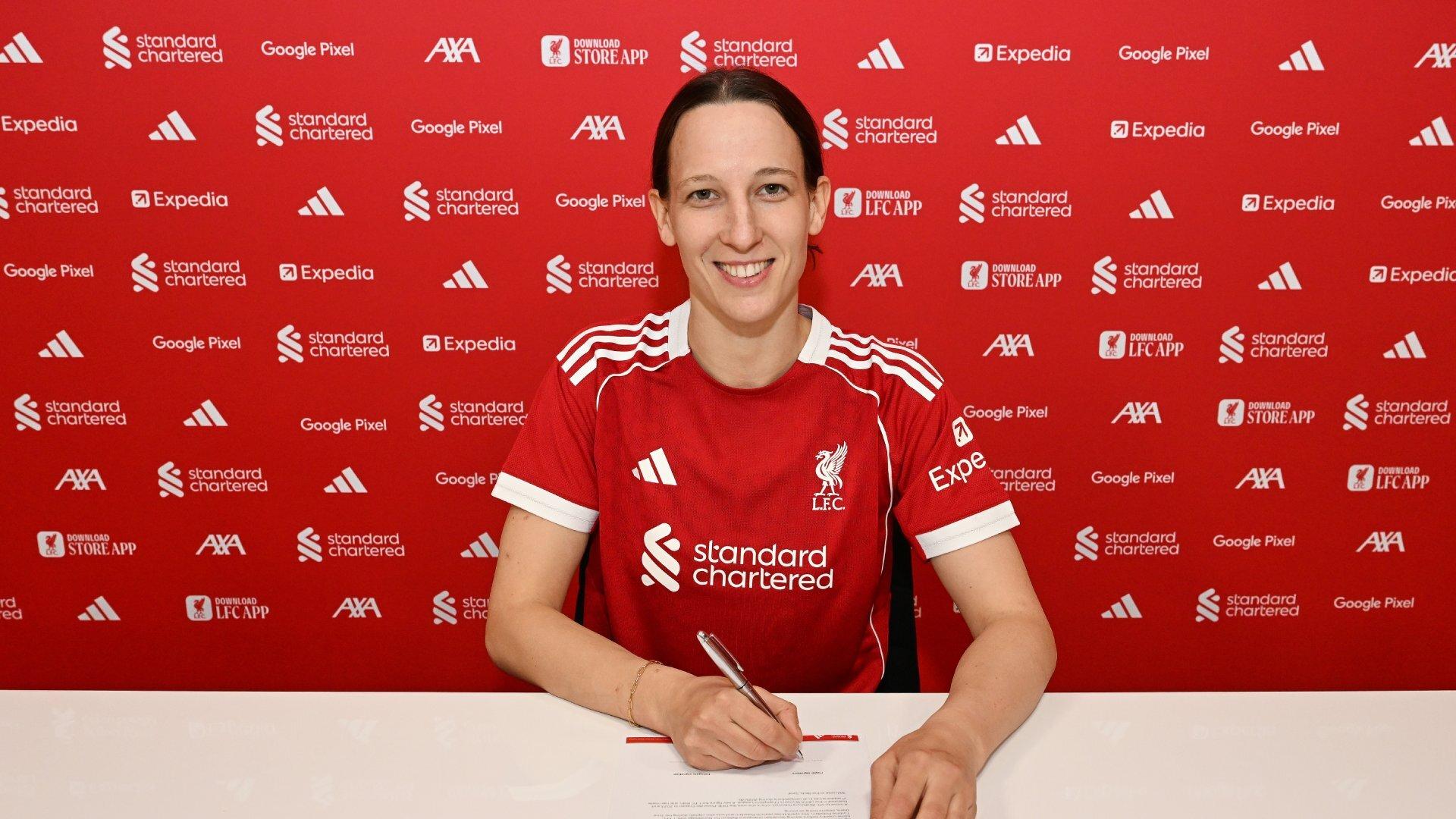 Sara Agrez to join Liverpool FC Women ahead of 2026-27 season