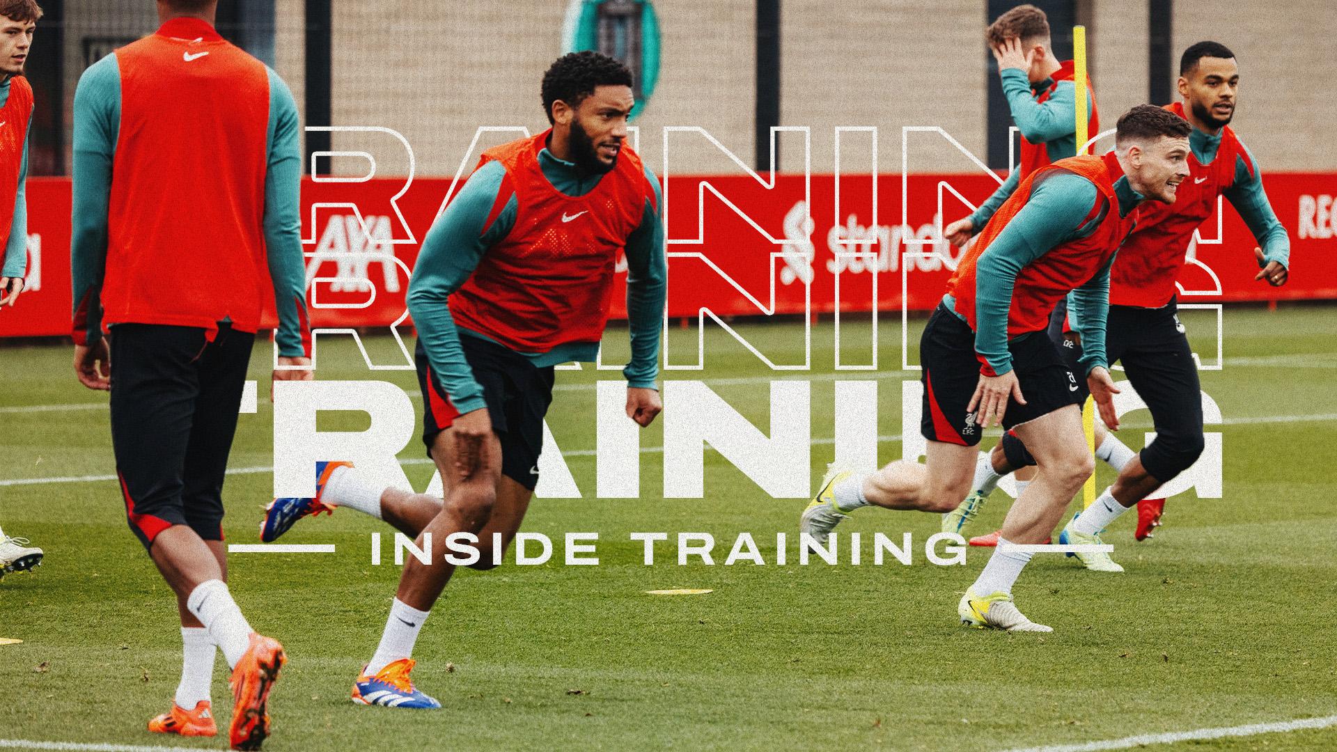 Inside Training: Embedded with the Reds on eve of Aston Villa contest