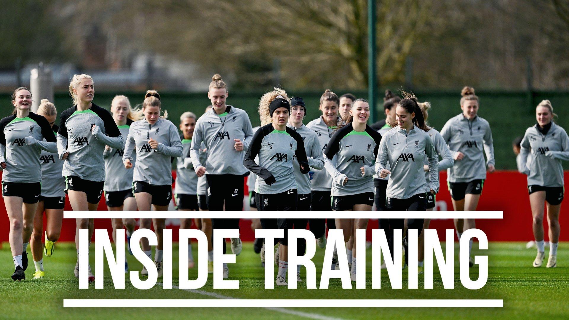 Inside Training: Behind the scenes of LFC Women's Friday at AXA Melwood
