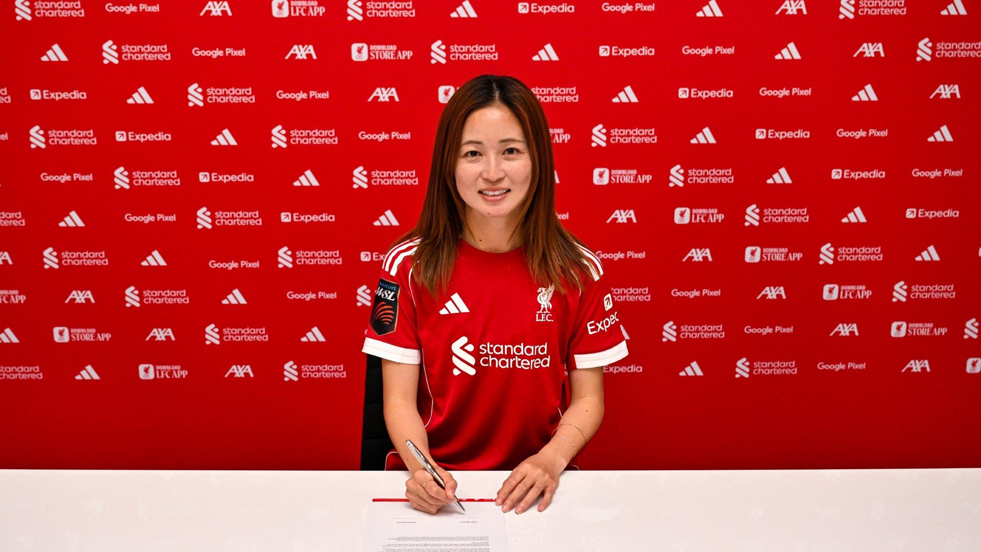 Risa Shimizu joins Liverpool FC Women on loan from Manchester City