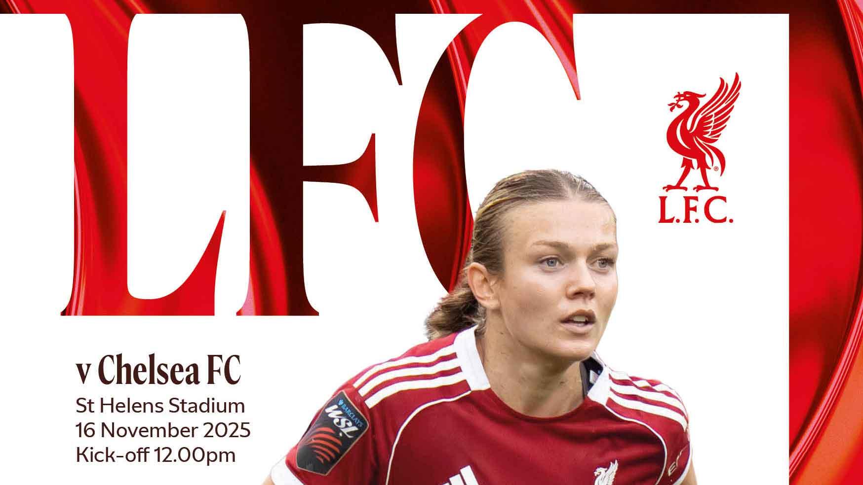 Get your LFC Women v Chelsea programme