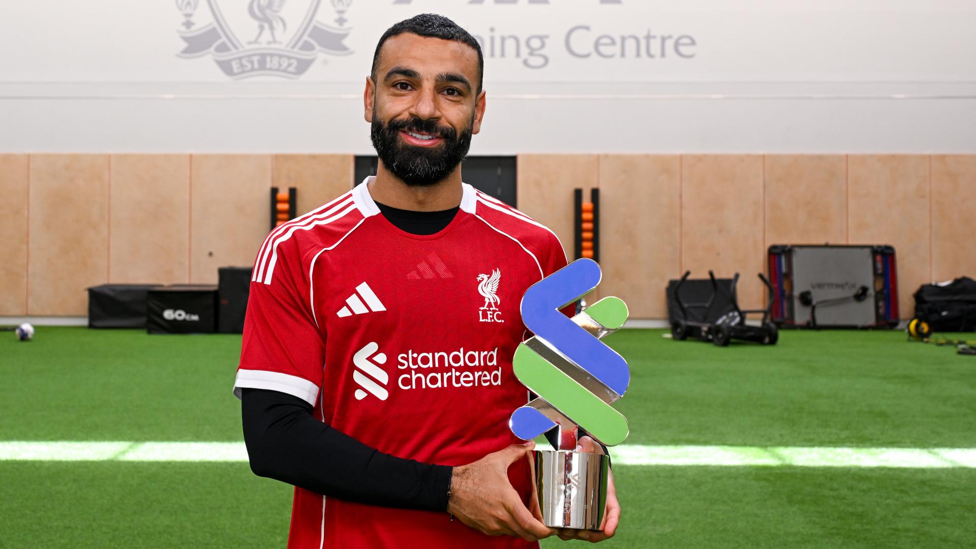 Mo Salah wins LFC Player of the Month award for April
