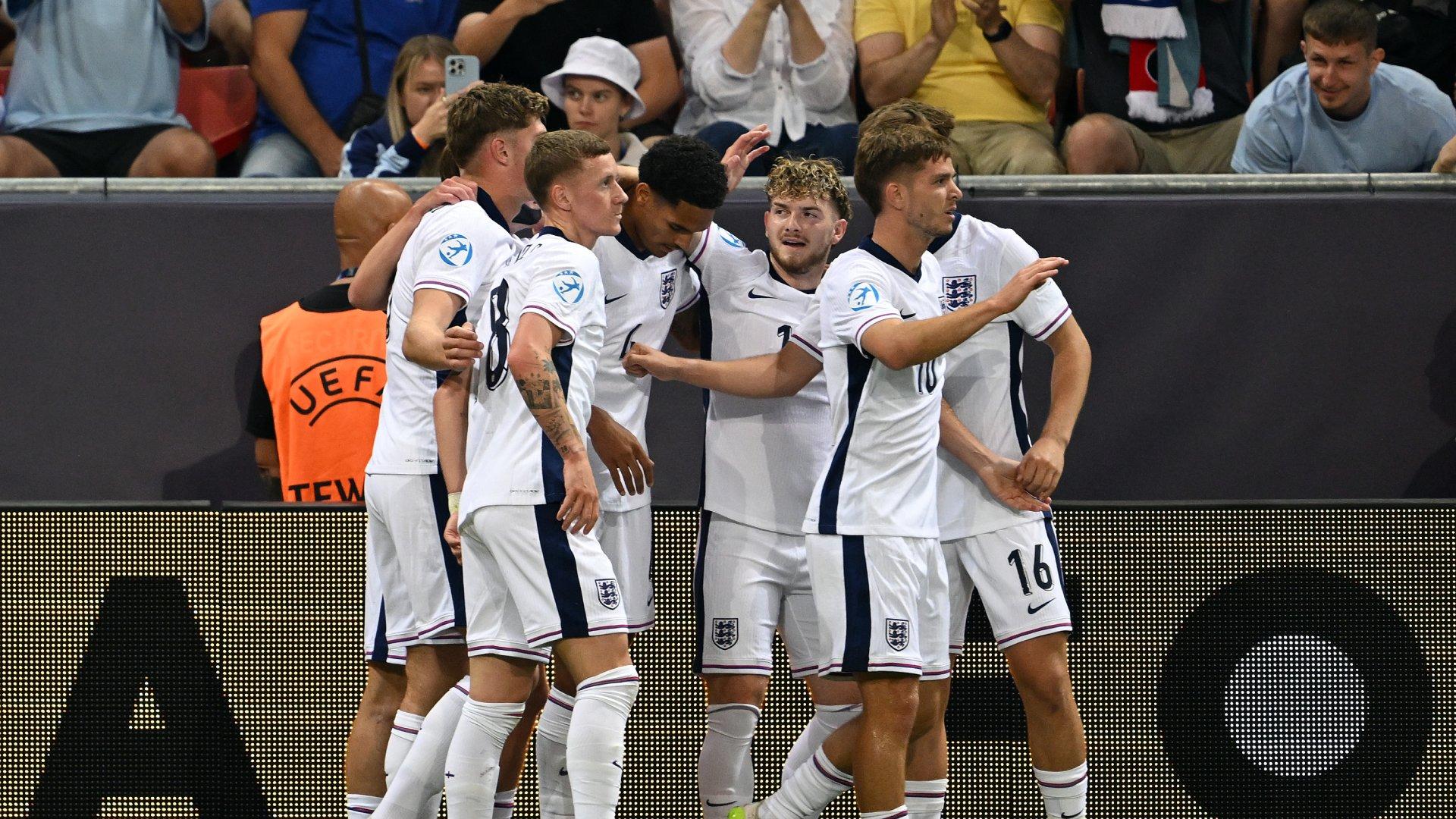 U21 Euros: Harvey Elliott scores again as England beat Spain to reach semi-finals