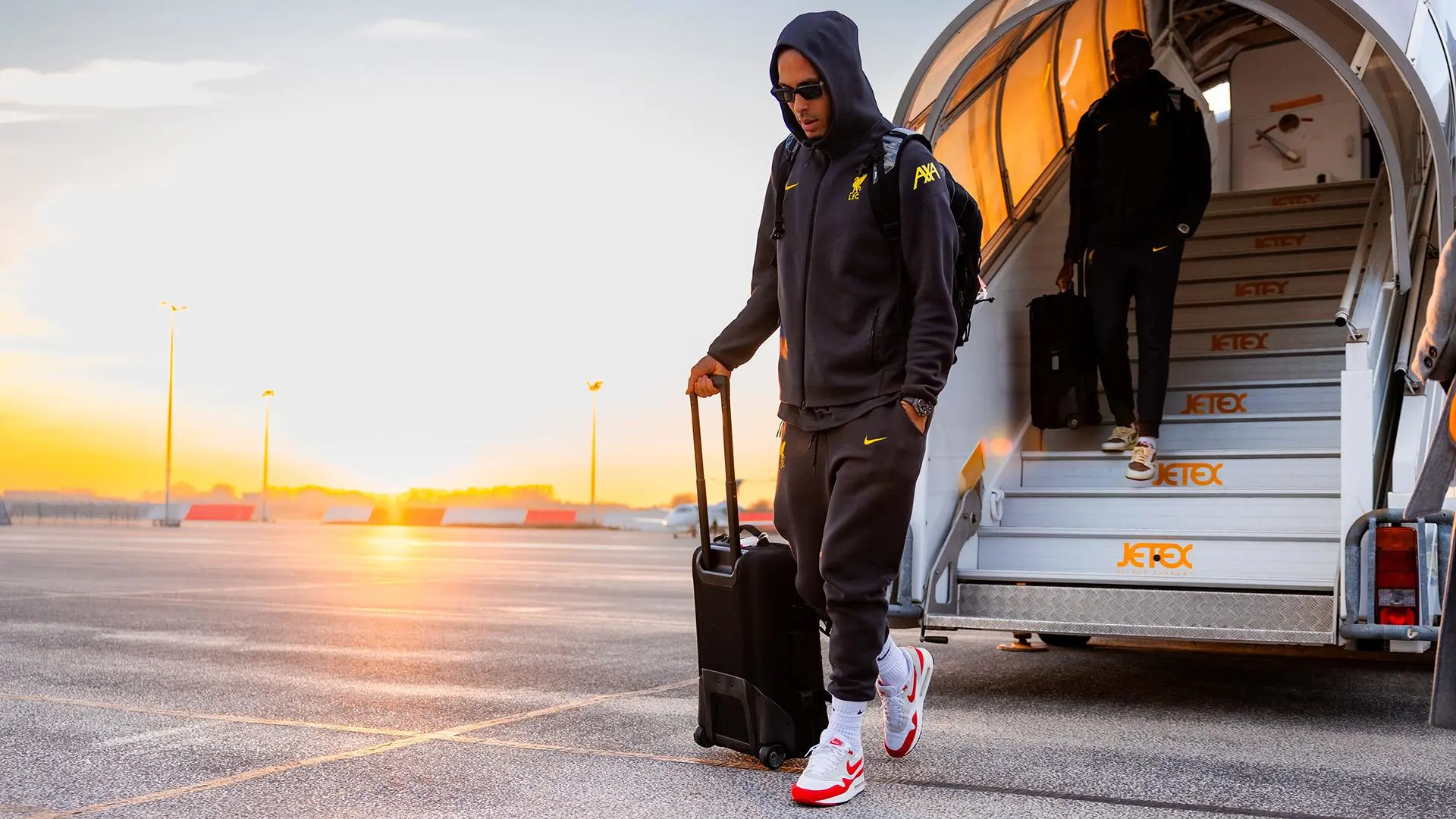 Photos: Liverpool's journey to UCL clash at Paris Saint-Germain