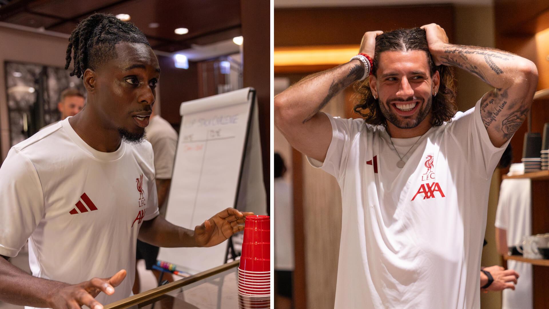 Photos: Behind the scenes of Reds' cup stack challenge in Chicago