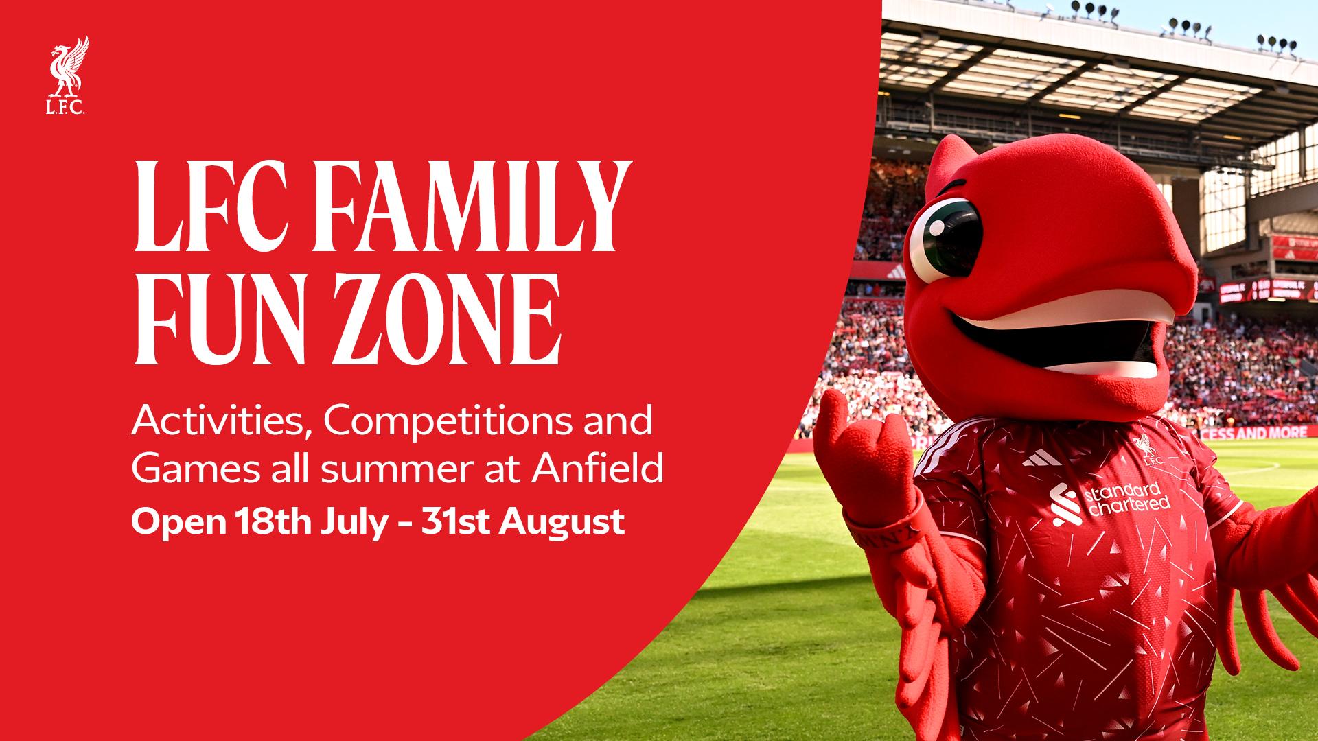 A summer of family fun comes to Anfield with new Fan Zone experience