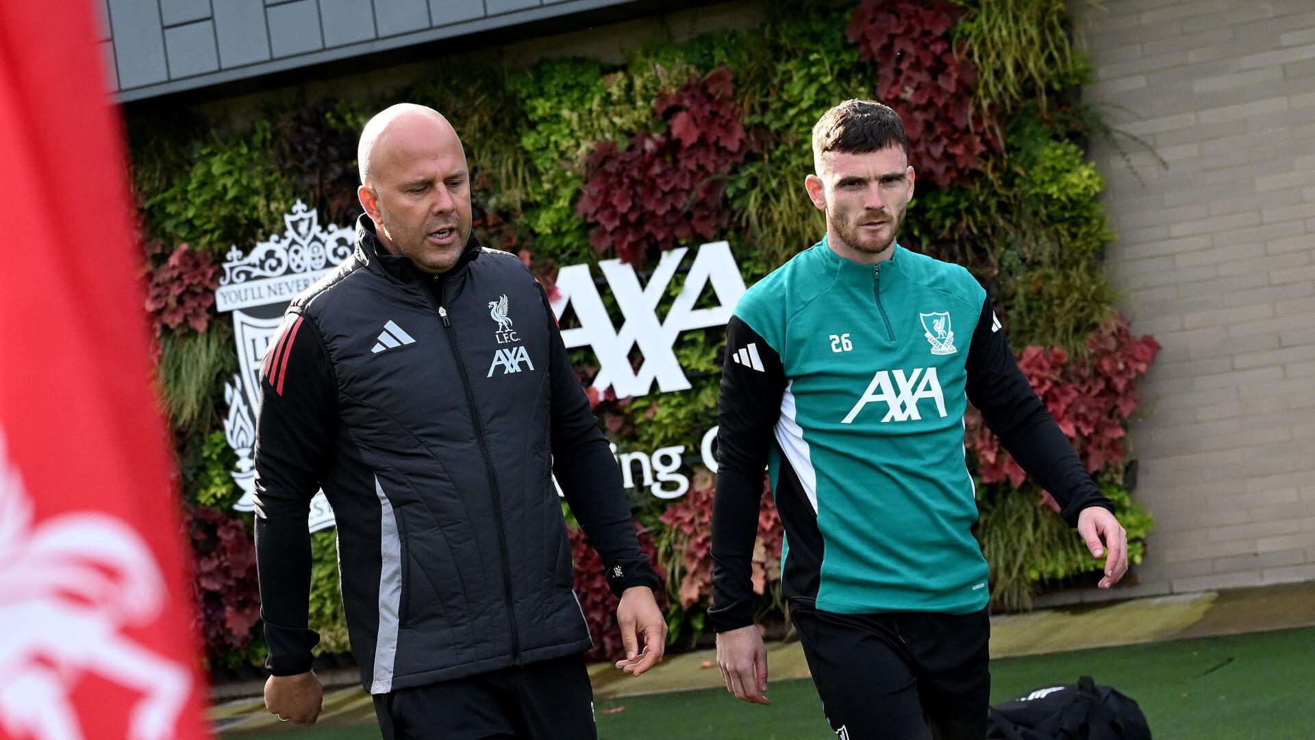 'A great player and a great person' - Slot on Robertson announcement