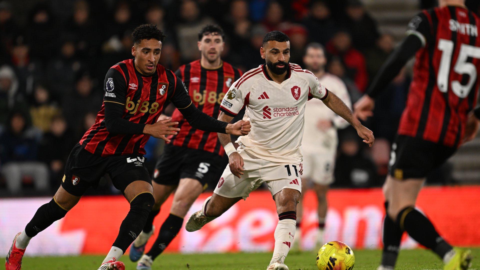 Liverpool suffer late 3-2 defeat at Bournemouth