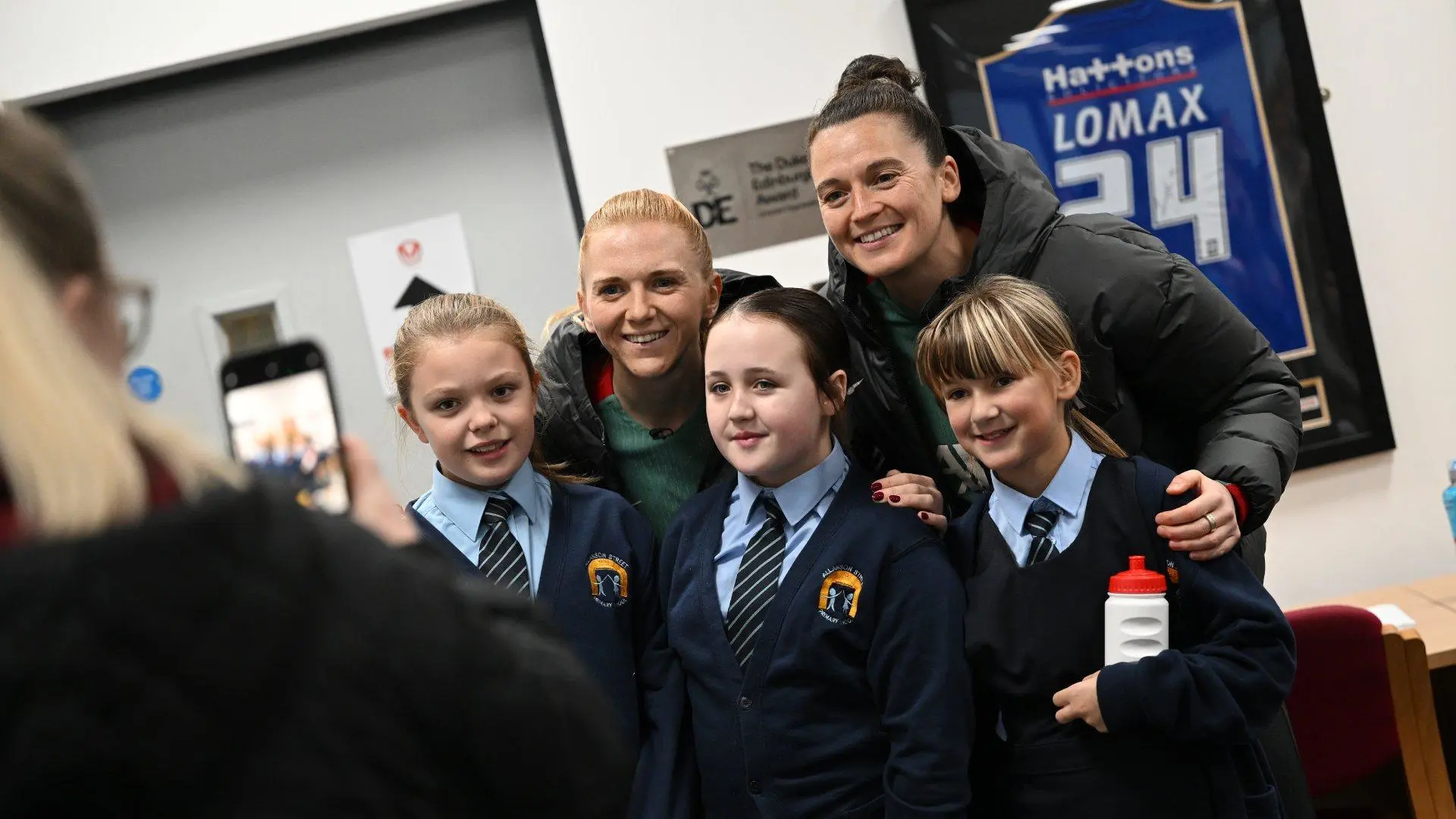 Ceri Holland and Rachael Laws help launch new LFC Foundation partnership in St Helens