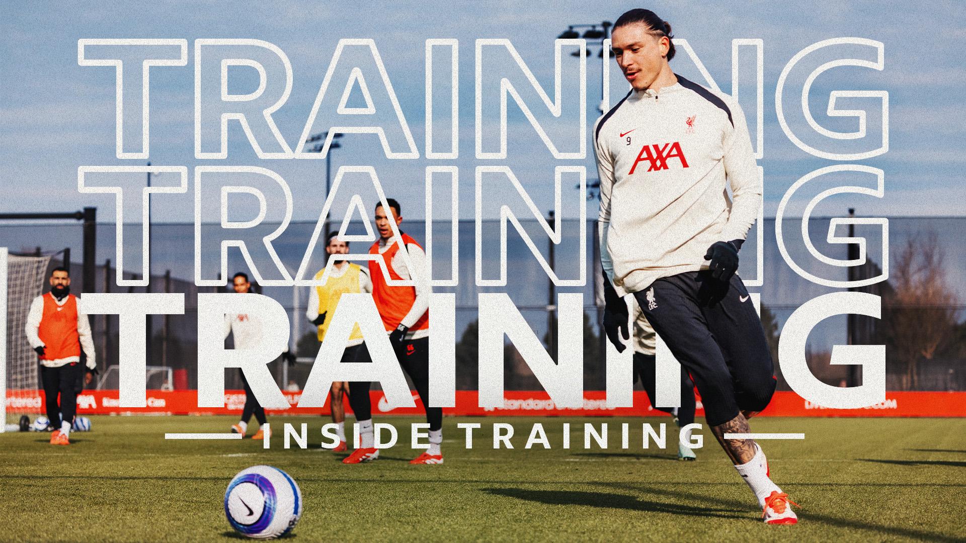 Inside Training: Spikeball battles, goals and more as Reds prepare for Villa